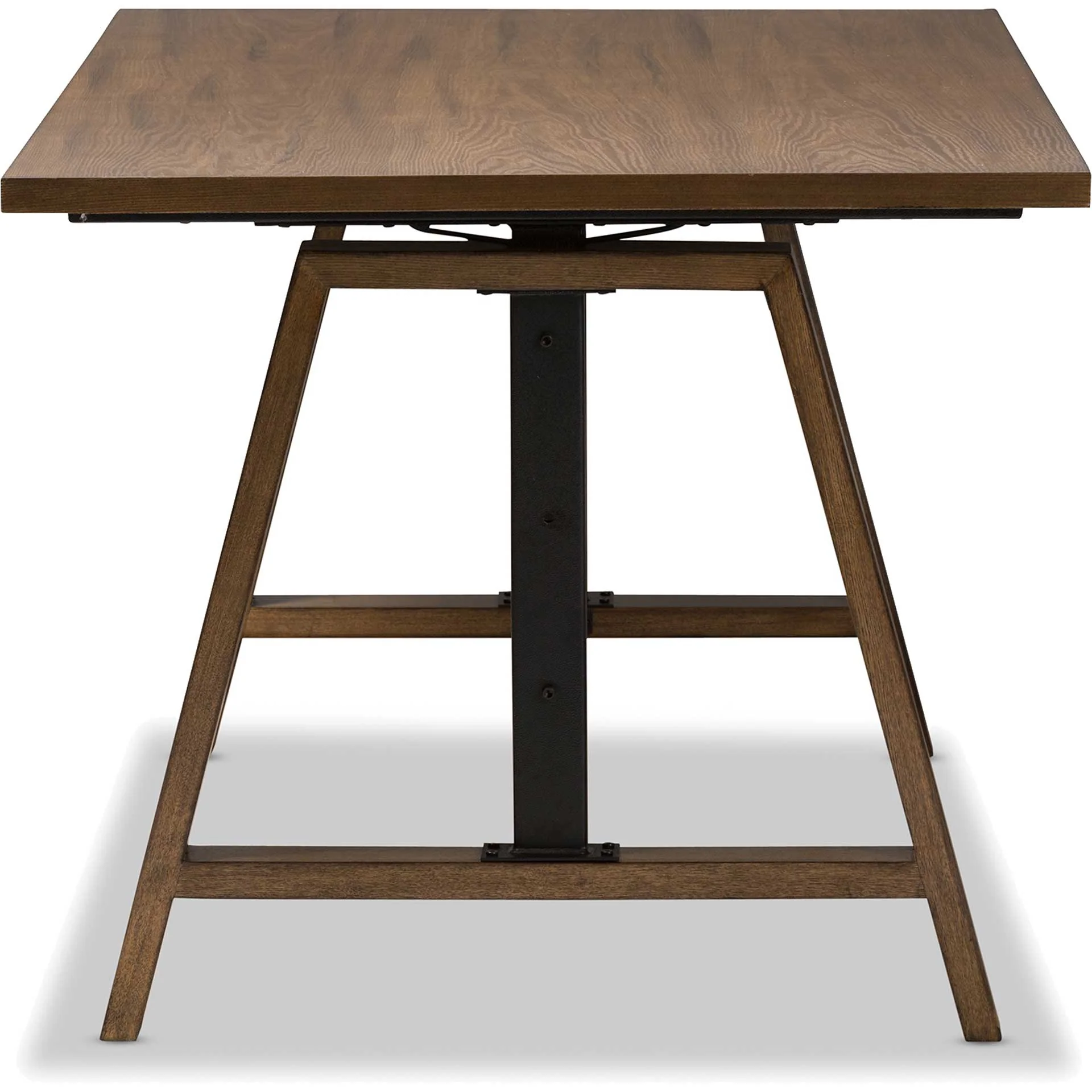 Niam Adjustable Height Desk Brown/Black - Image 3
