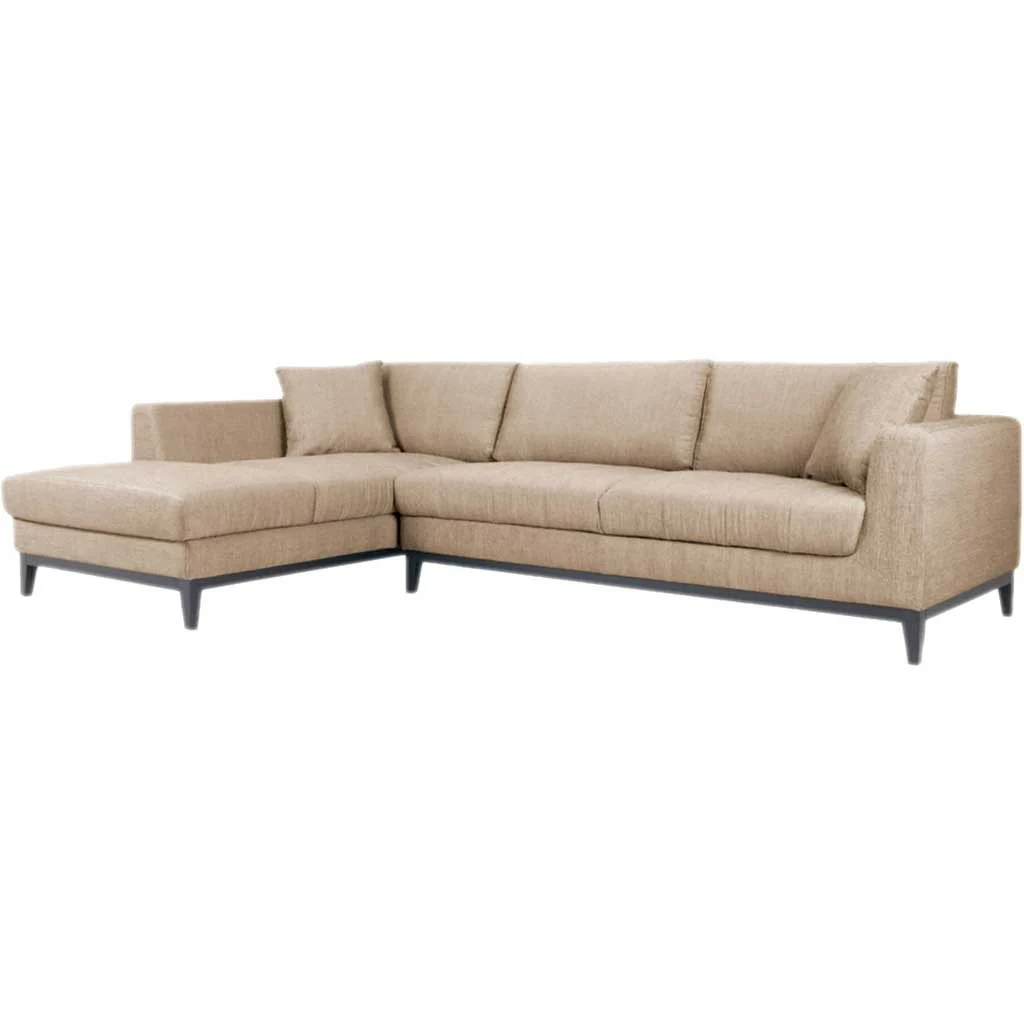 Nicholas Fabric Sectional Cappuccino - Image 2