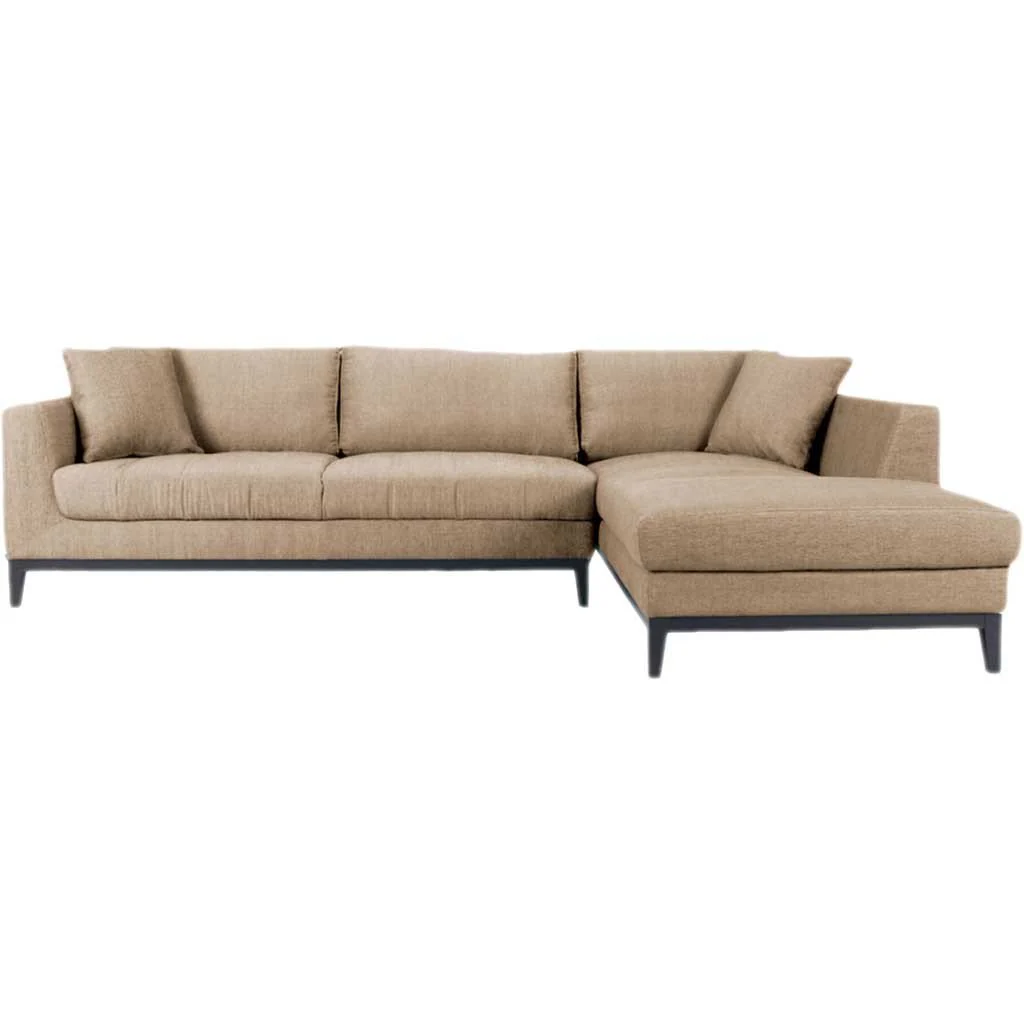 Nicholas Fabric Sectional Cappuccino - Image 5