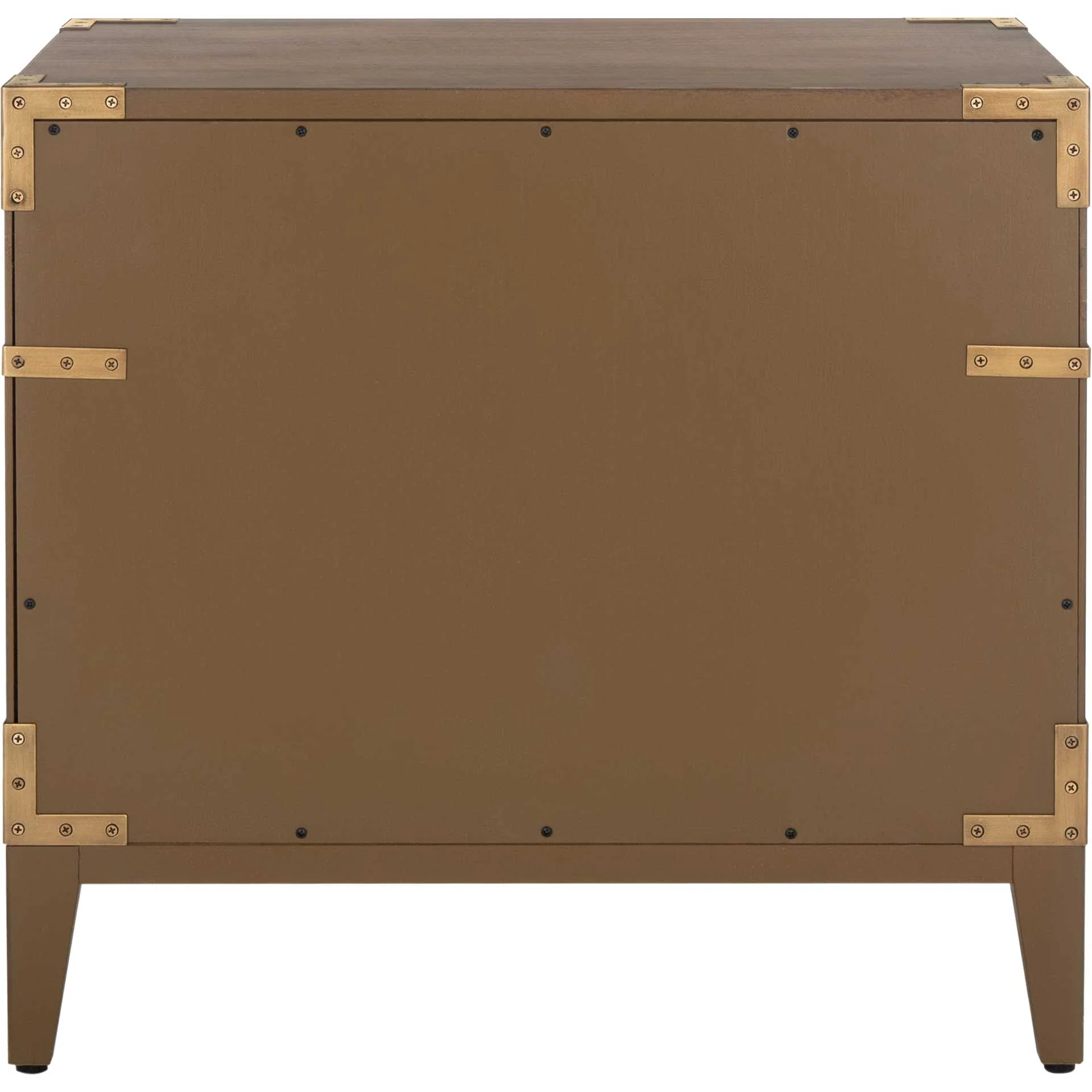 Nico 1 Drawer Wood Nightstand Brown - Image 3