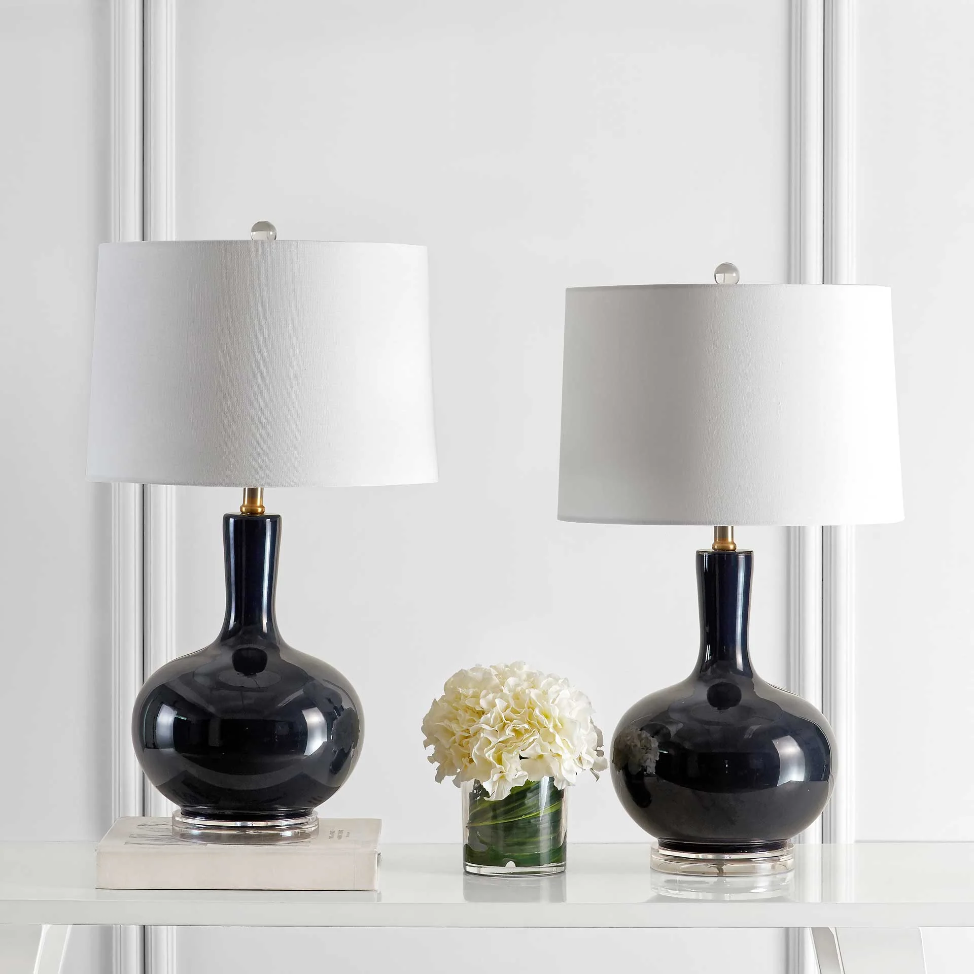 Nigel Table Lamps Navy/Clear (Set of 2) - Image 5
