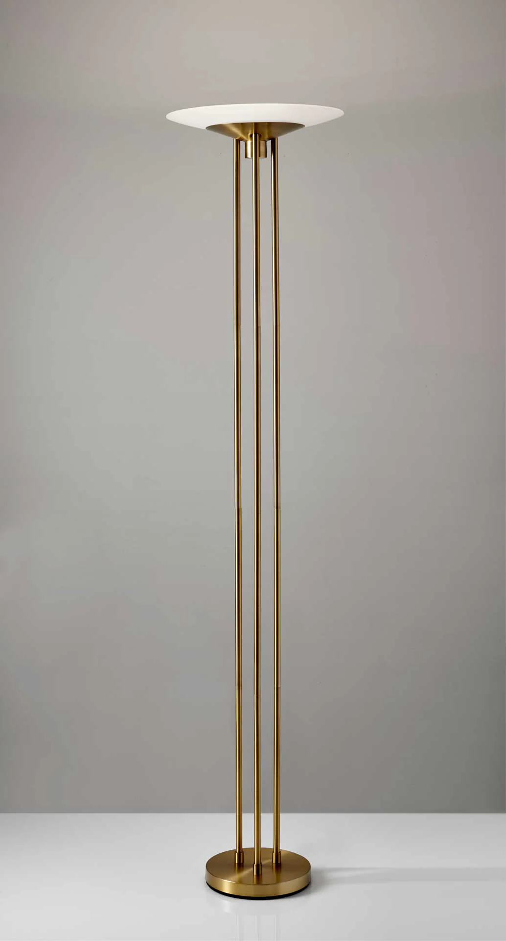 Nimes LED Torchiere Brass - Image 2