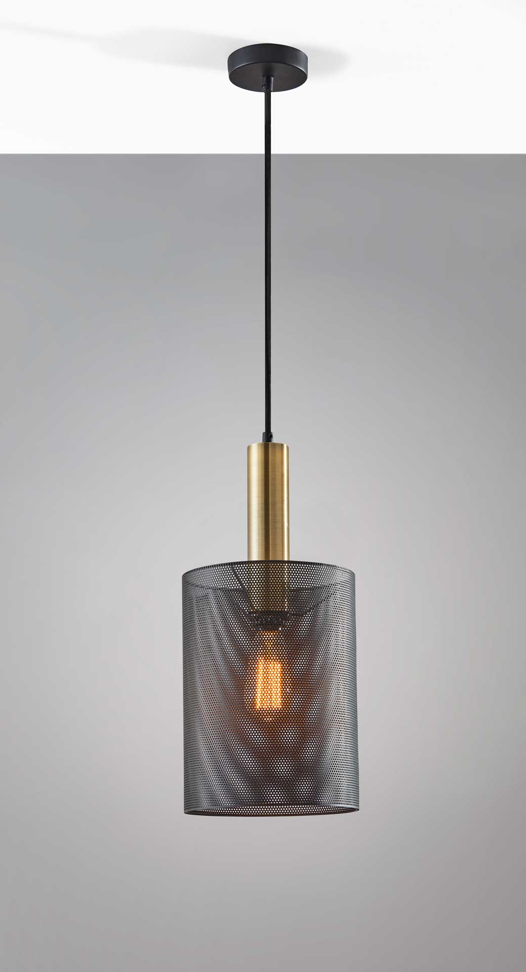 Niort Pendant Black/Antique Brass - Image 2