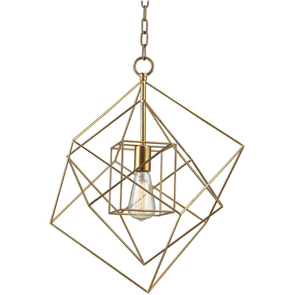 Nirvana Box Pendant Gold Leaf - Image 2