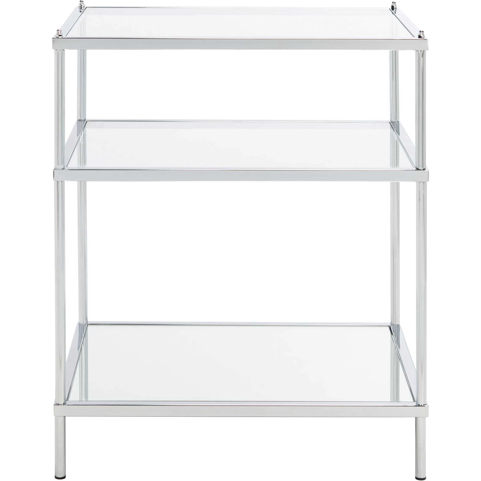 Noah 3 Tier Accent Table Chrome - Image 3
