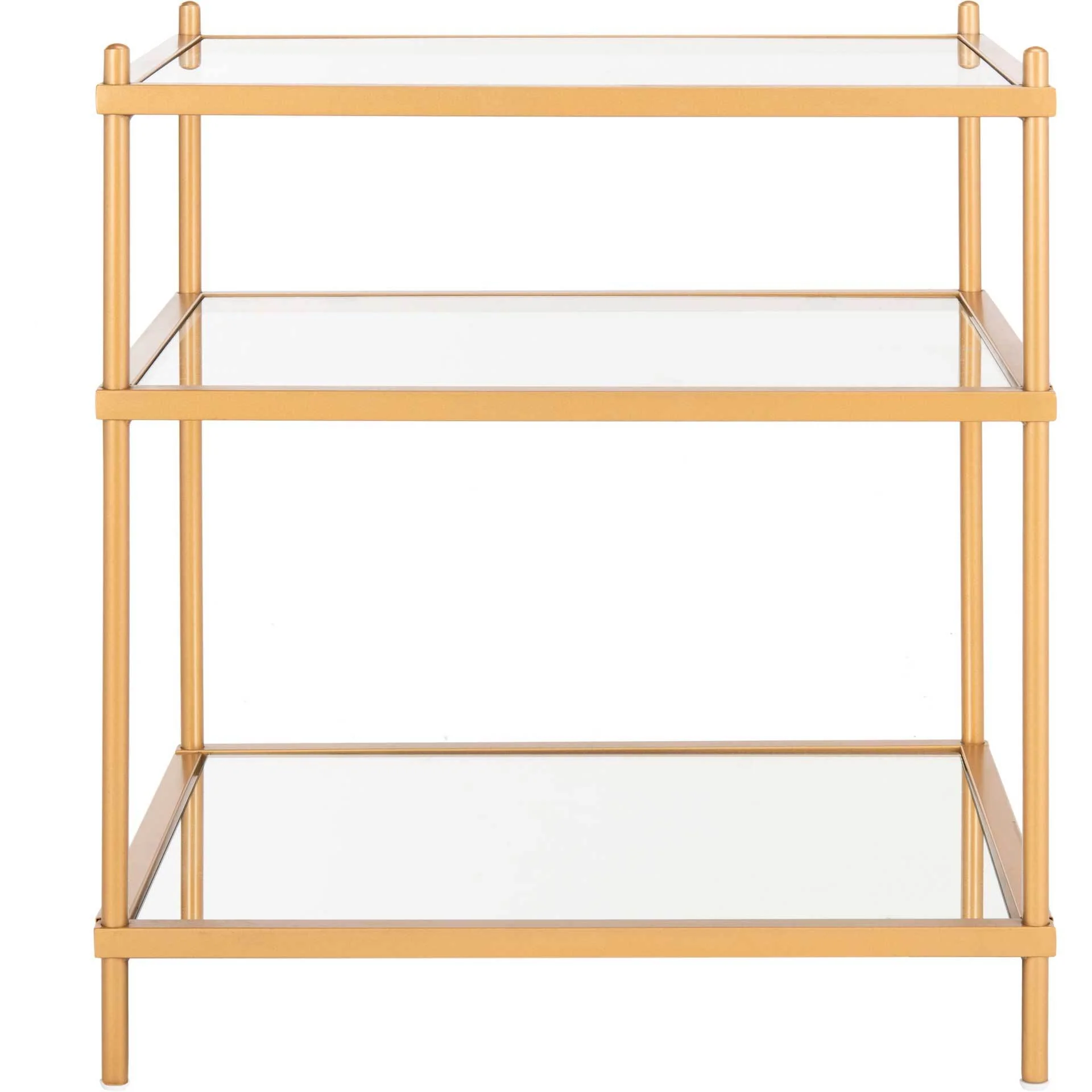 Noah 3 Tier Accent Table Gold - Image 2
