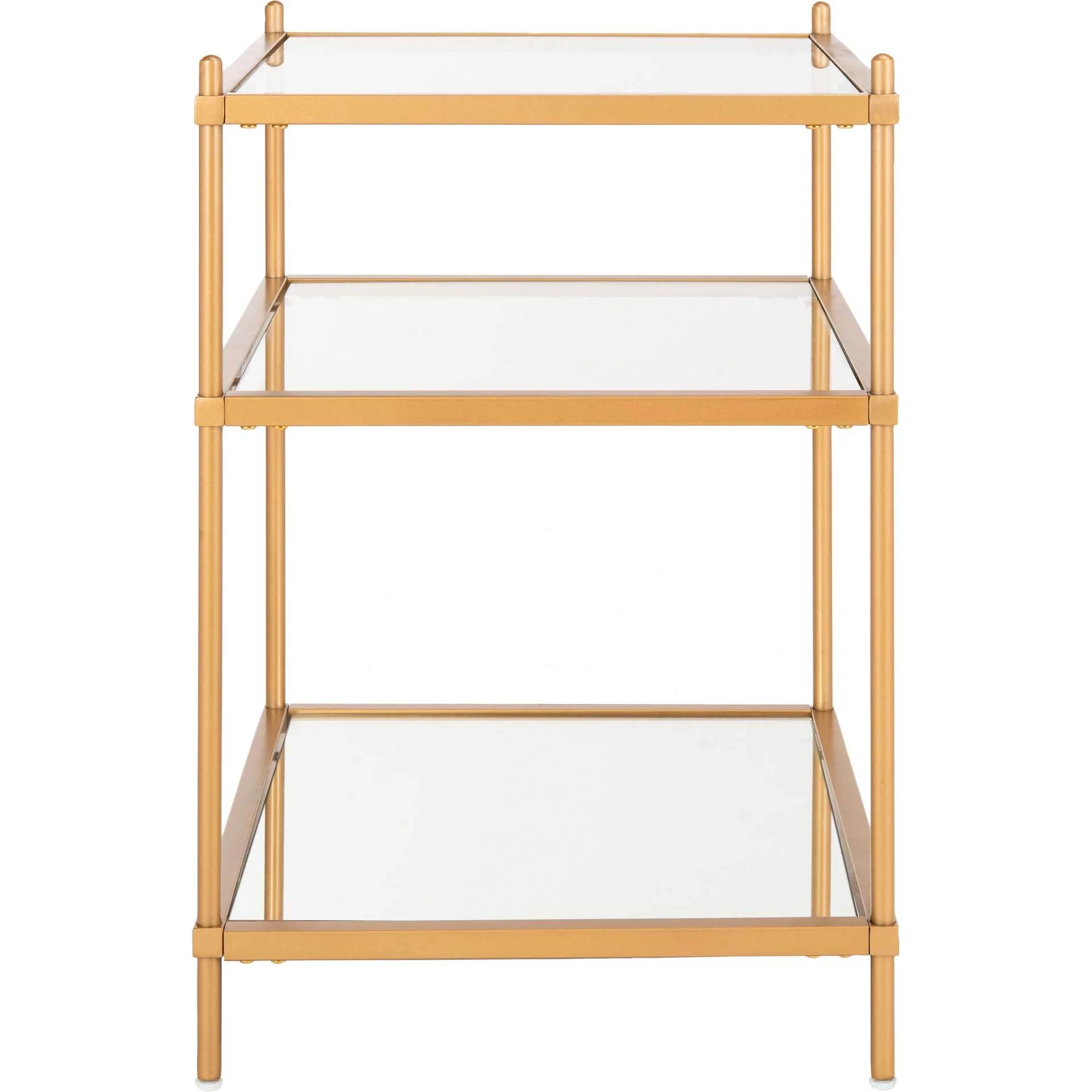 Noah 3 Tier Accent Table Gold - Image 3