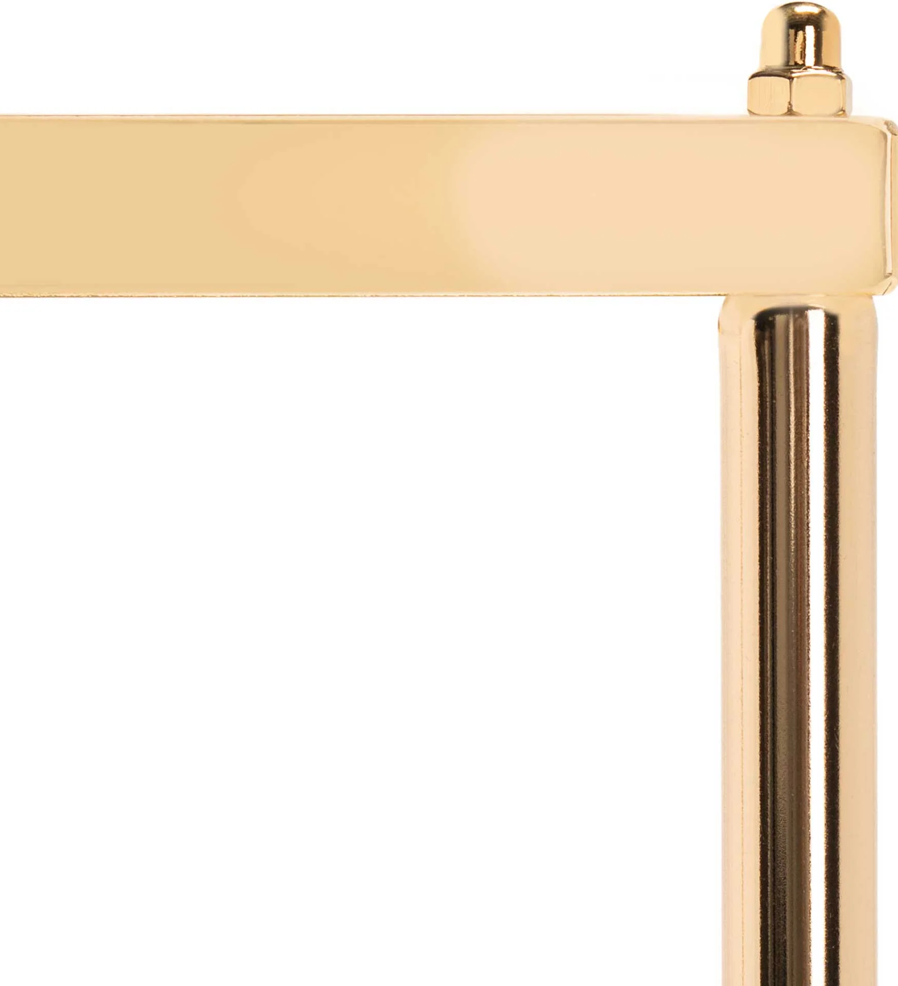 Noah 3 Tier Accent Table Polished Gold/Glass - Image 4
