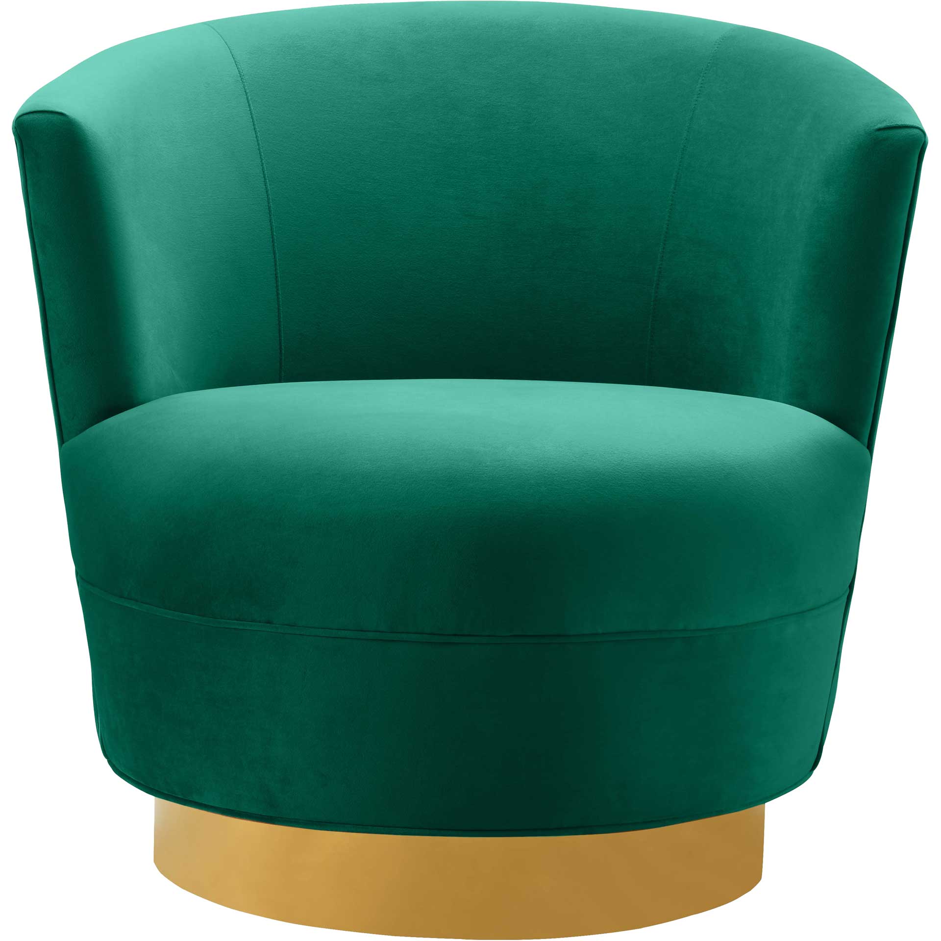 Noelle Swivel Chair Green - Image 2