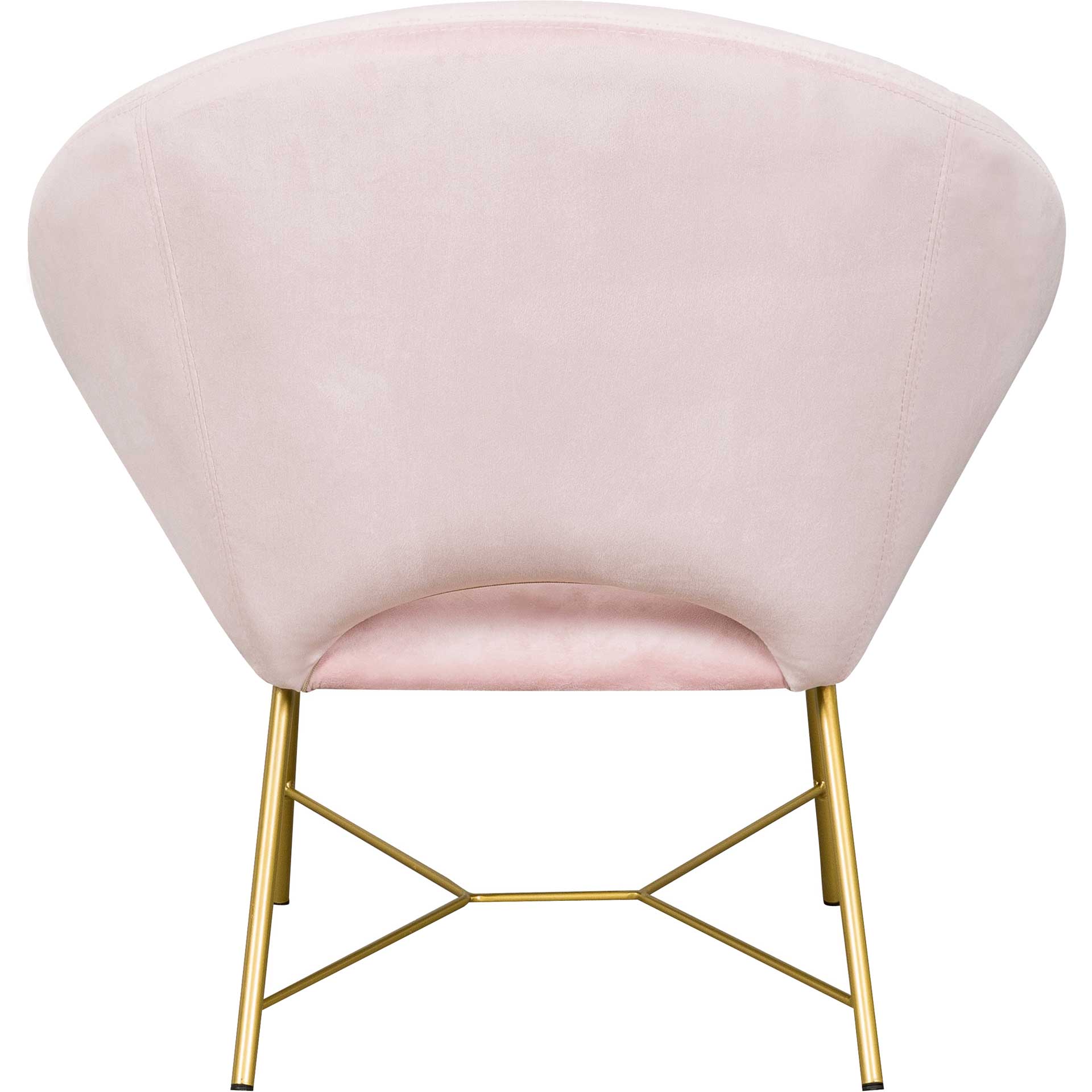 Noely Velvet Chair Blush - Image 3