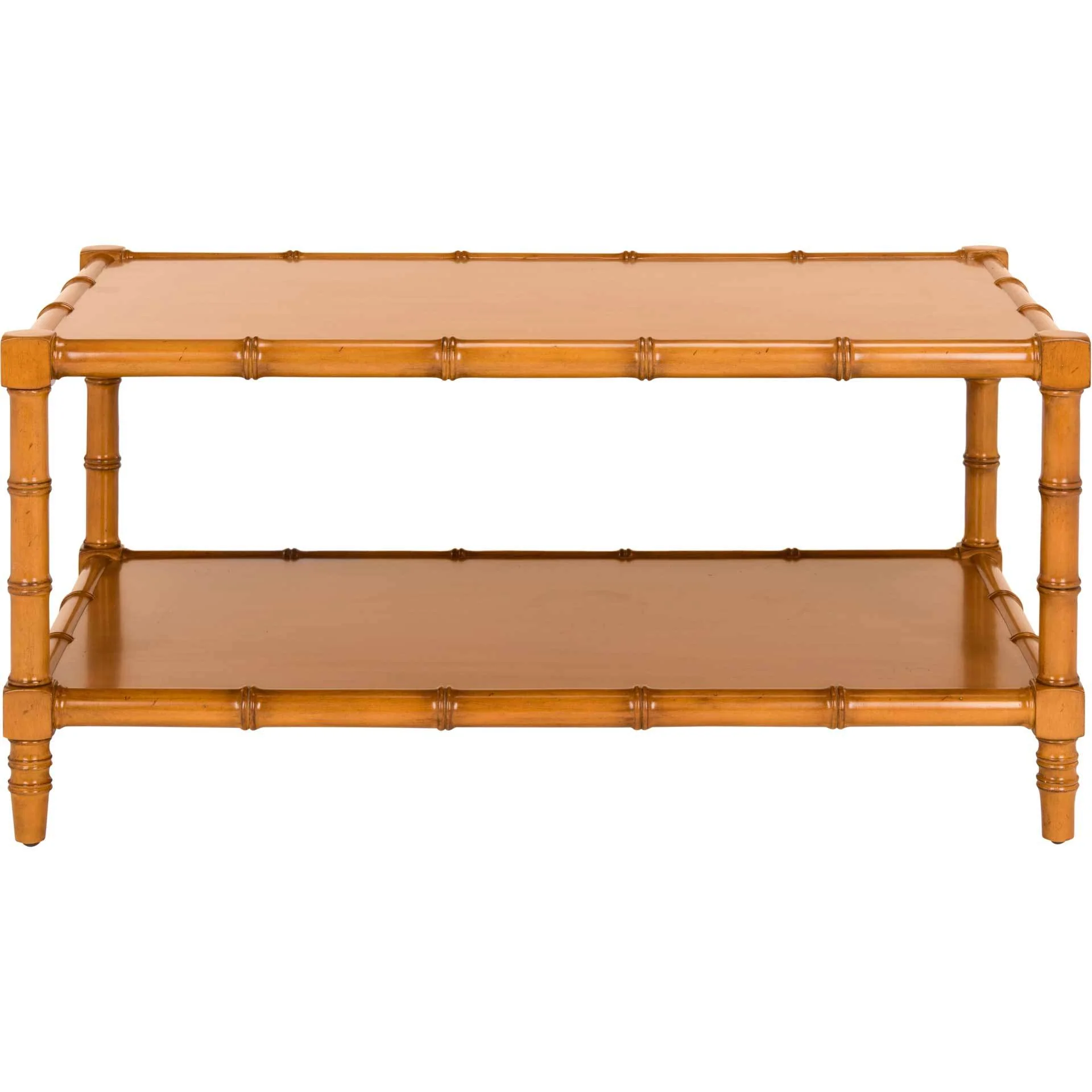 Nolan Coastal Bamboo Coffee Table Brown - Image 2