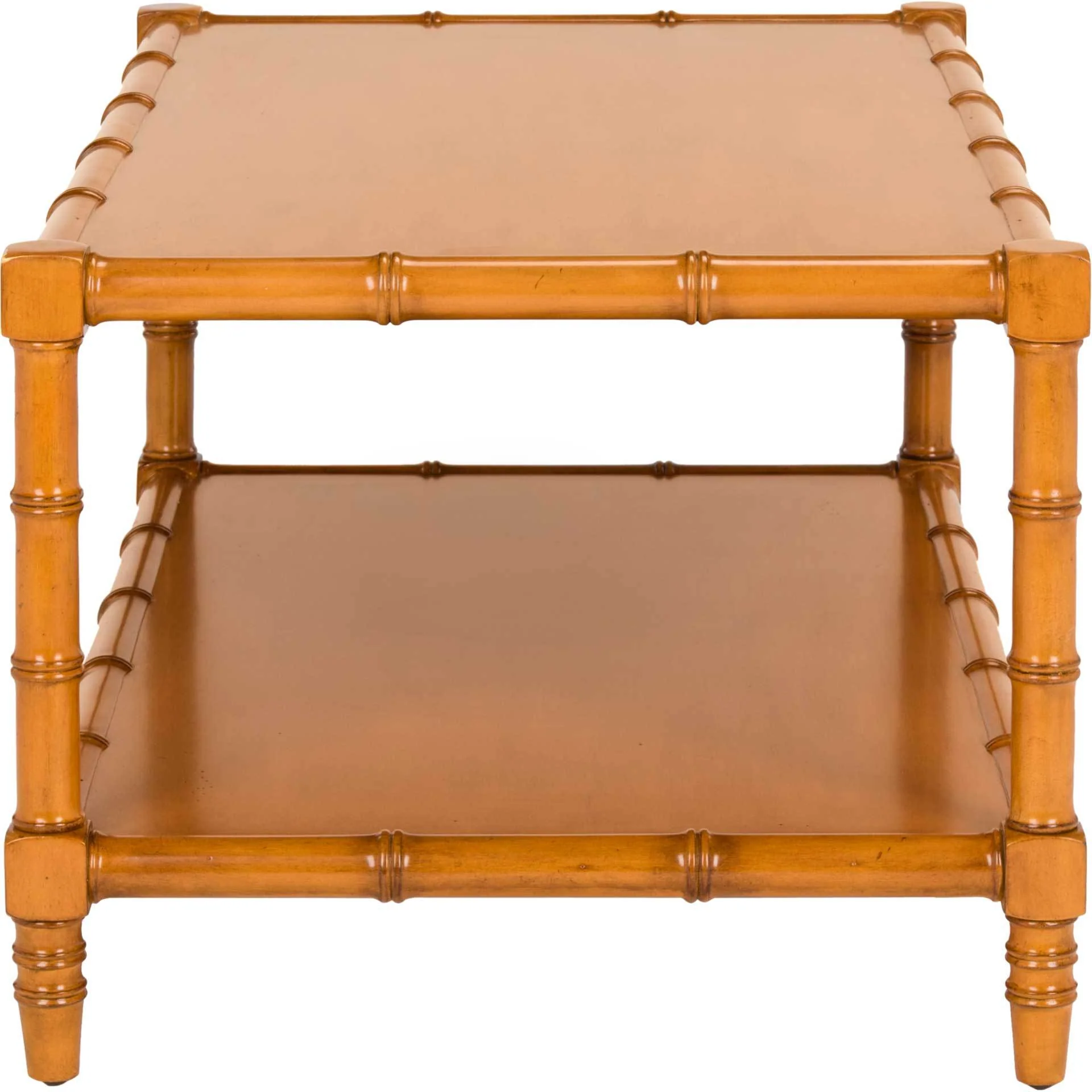 Nolan Coastal Bamboo Coffee Table Brown - Image 3