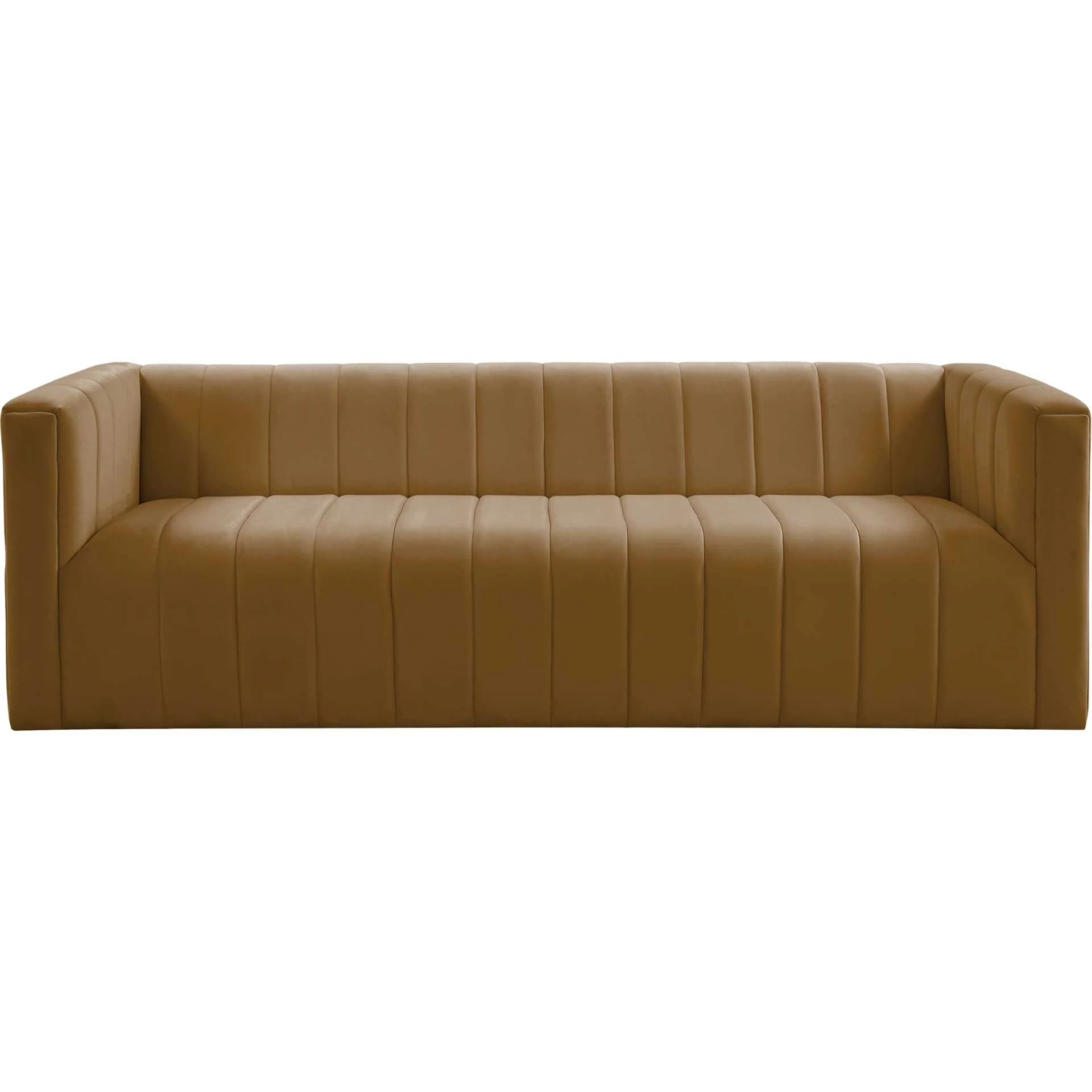 Nolita Velvet Sofa Cognac - Image 2