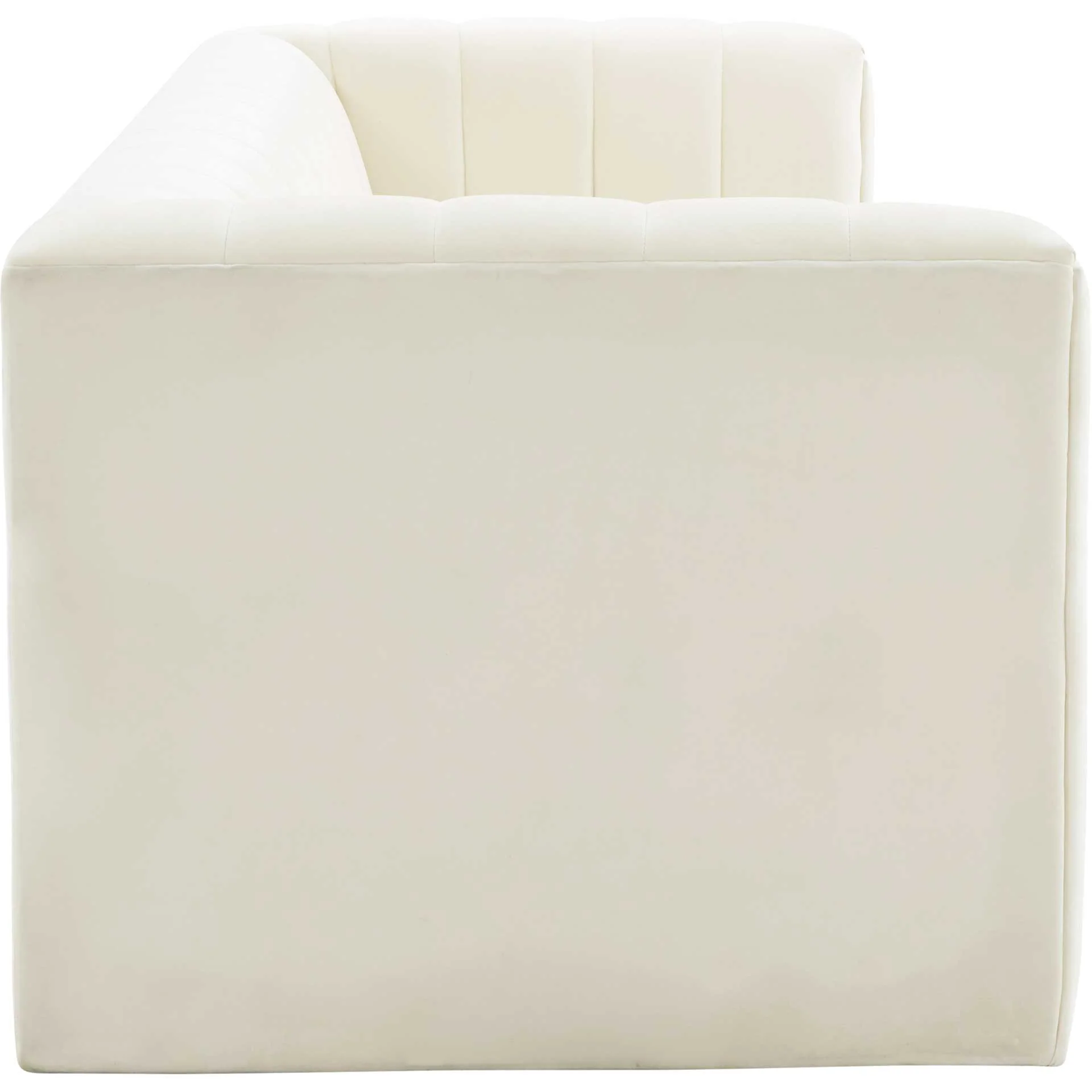 Nolita Velvet Sofa Cream - Image 4