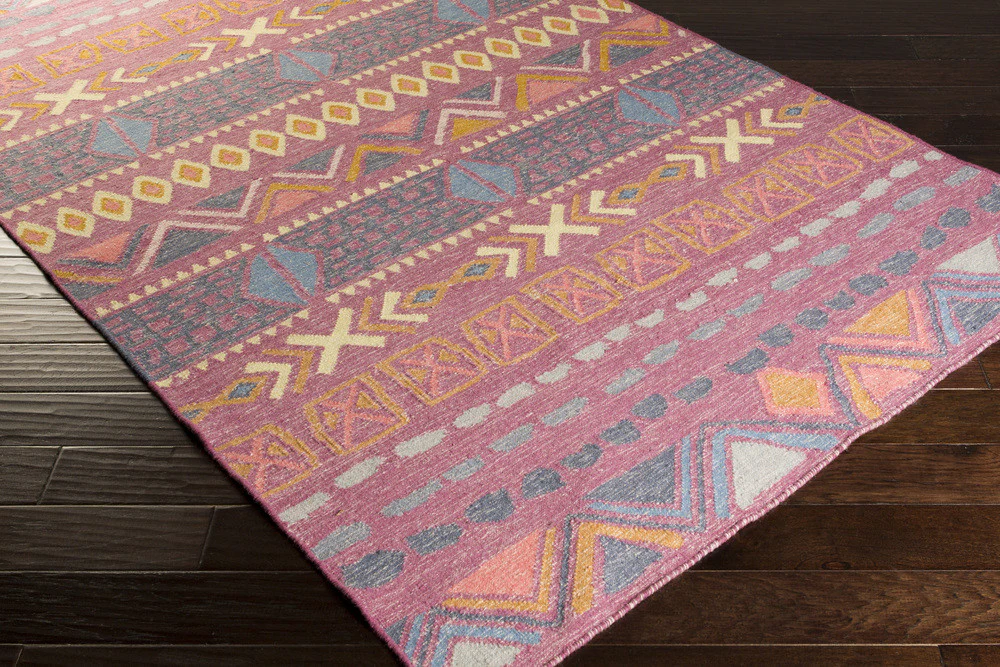 Nomad Eggplant/Coral Area Rug - Image 2