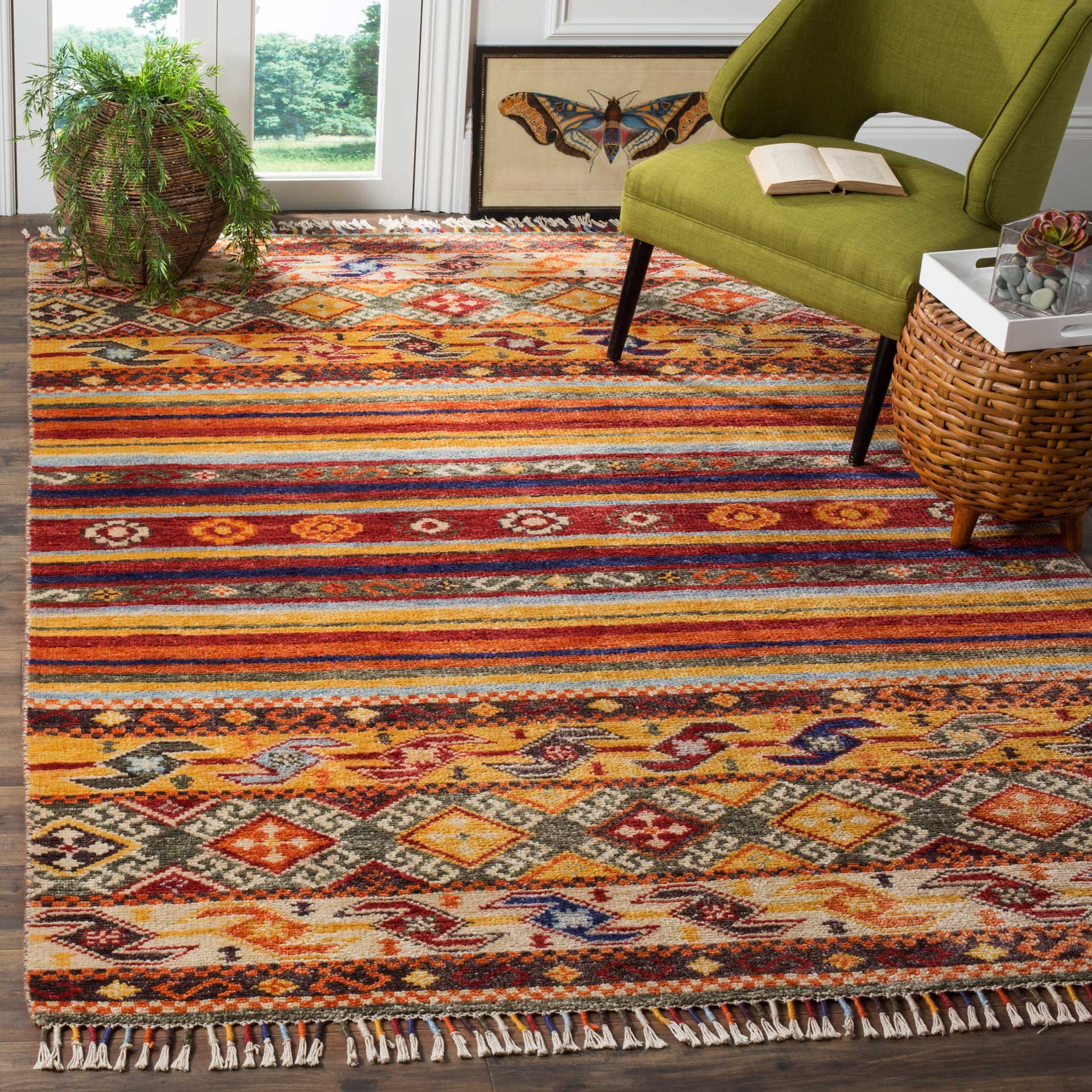 Nomad Red/Multi Area Rug - Image 4
