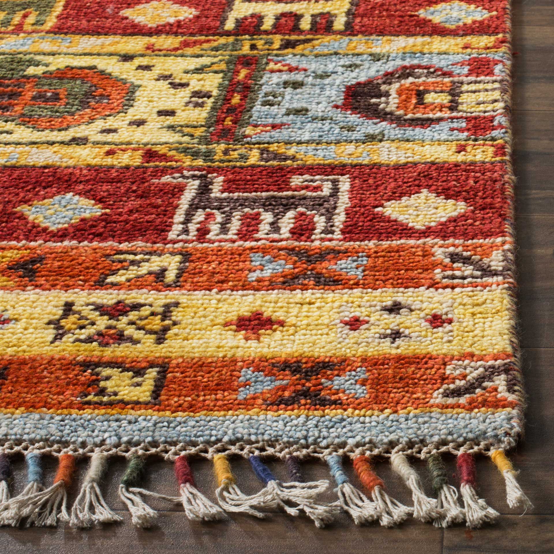 Nomad Red/Yellow/Multi Area Rug - Image 3