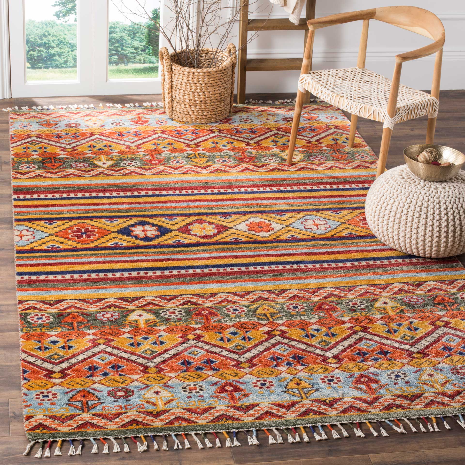 Nomad Yellow/Multi Area Rug - Image 4