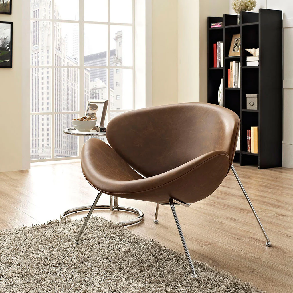 Nora Lounge Chair Brown - Image 4