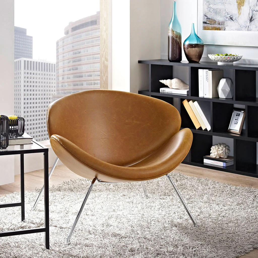 Nora Lounge Chair Tan - Image 4