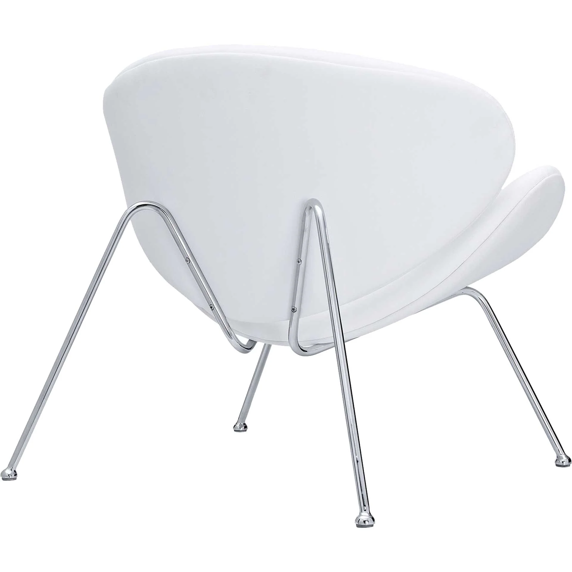 Nora Lounge Chair White - Image 3