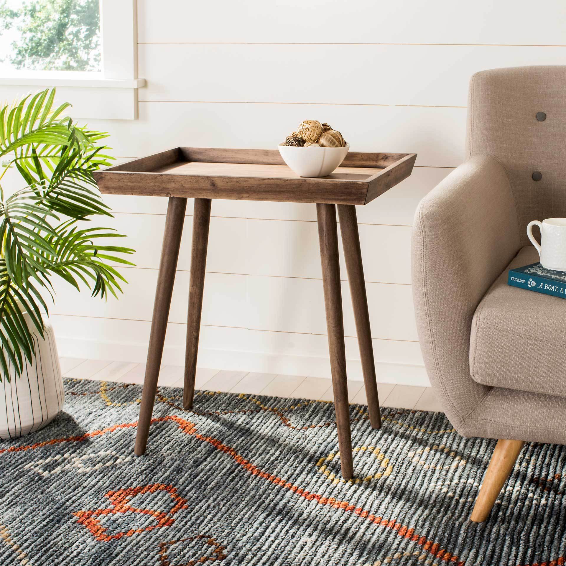 Norah Tray Accent Table Desert Brown - Image 4
