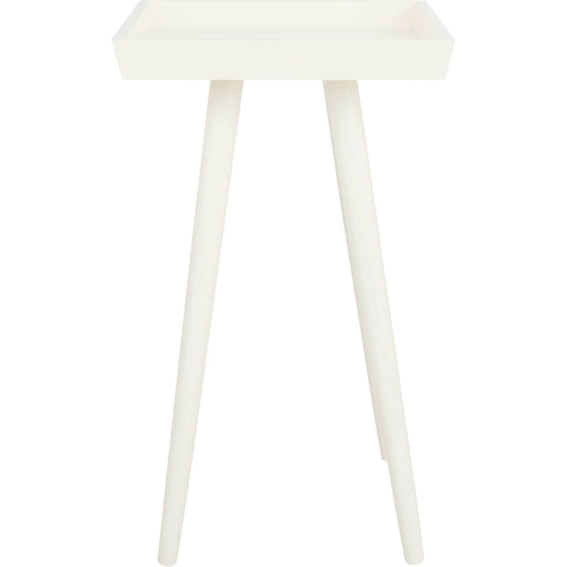 Norah Tray Accent Table Distressed White - Image 3