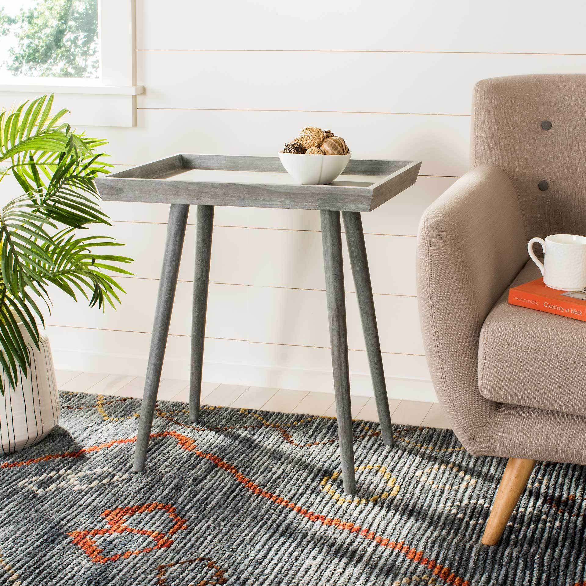 Norah Tray Accent Table Slate Gray - Image 4