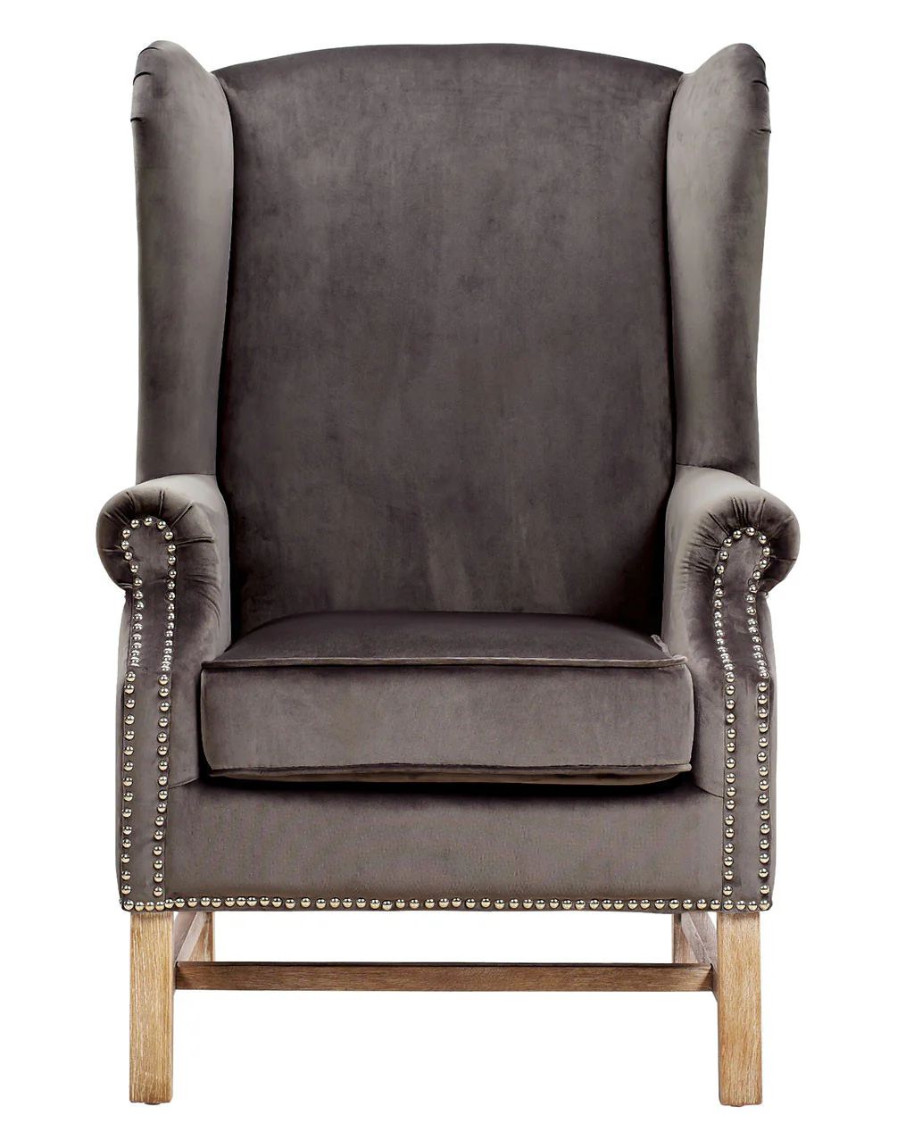 Norcross Gray Velvet Chair - Image 2