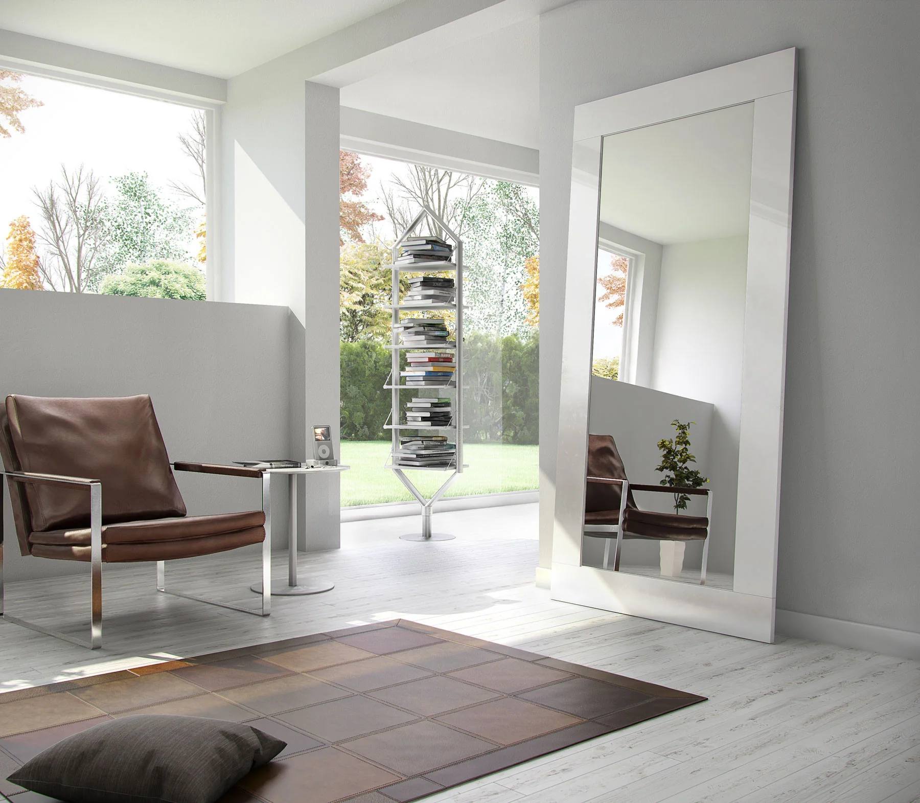 Norfolk Mirror White - Image 3