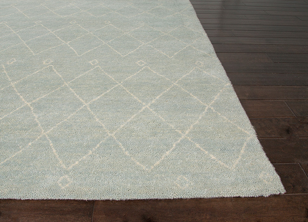 Nostalgia Casablanca Sterling Blue/Snow White Area Rug - Image 3