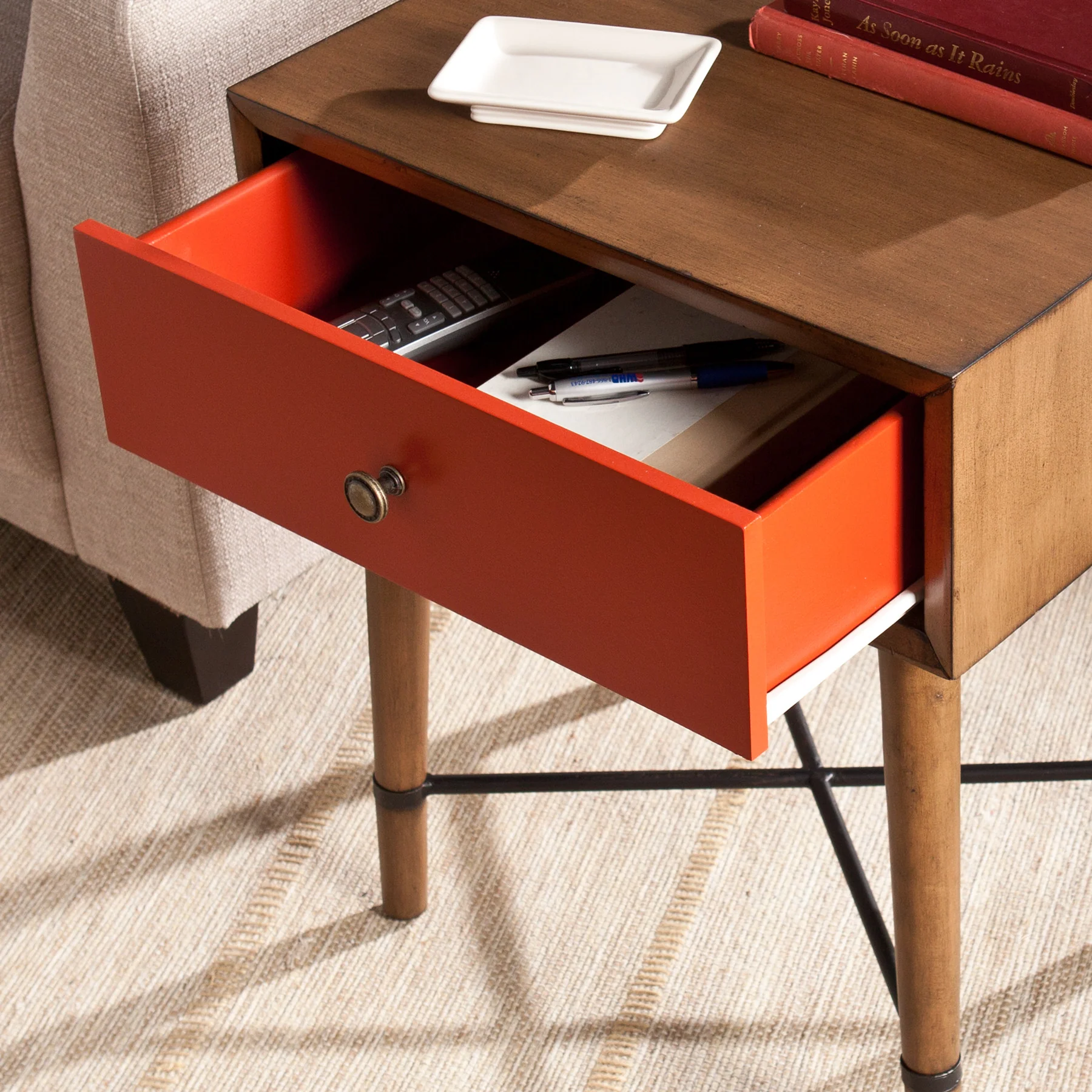 Nova Accent Table Red - Image 4