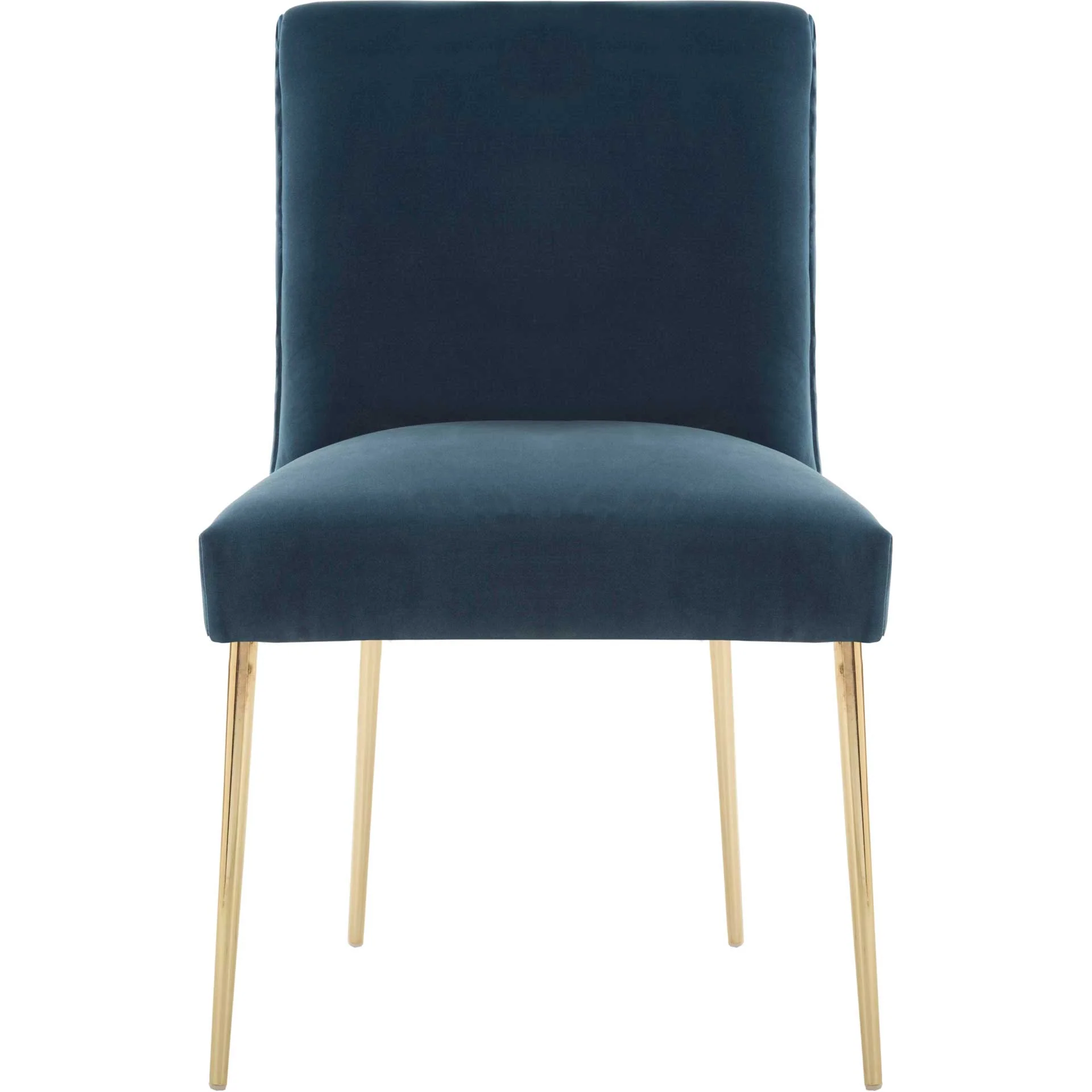 Nova Velvet Dining Chair Aegean Blue - Image 2