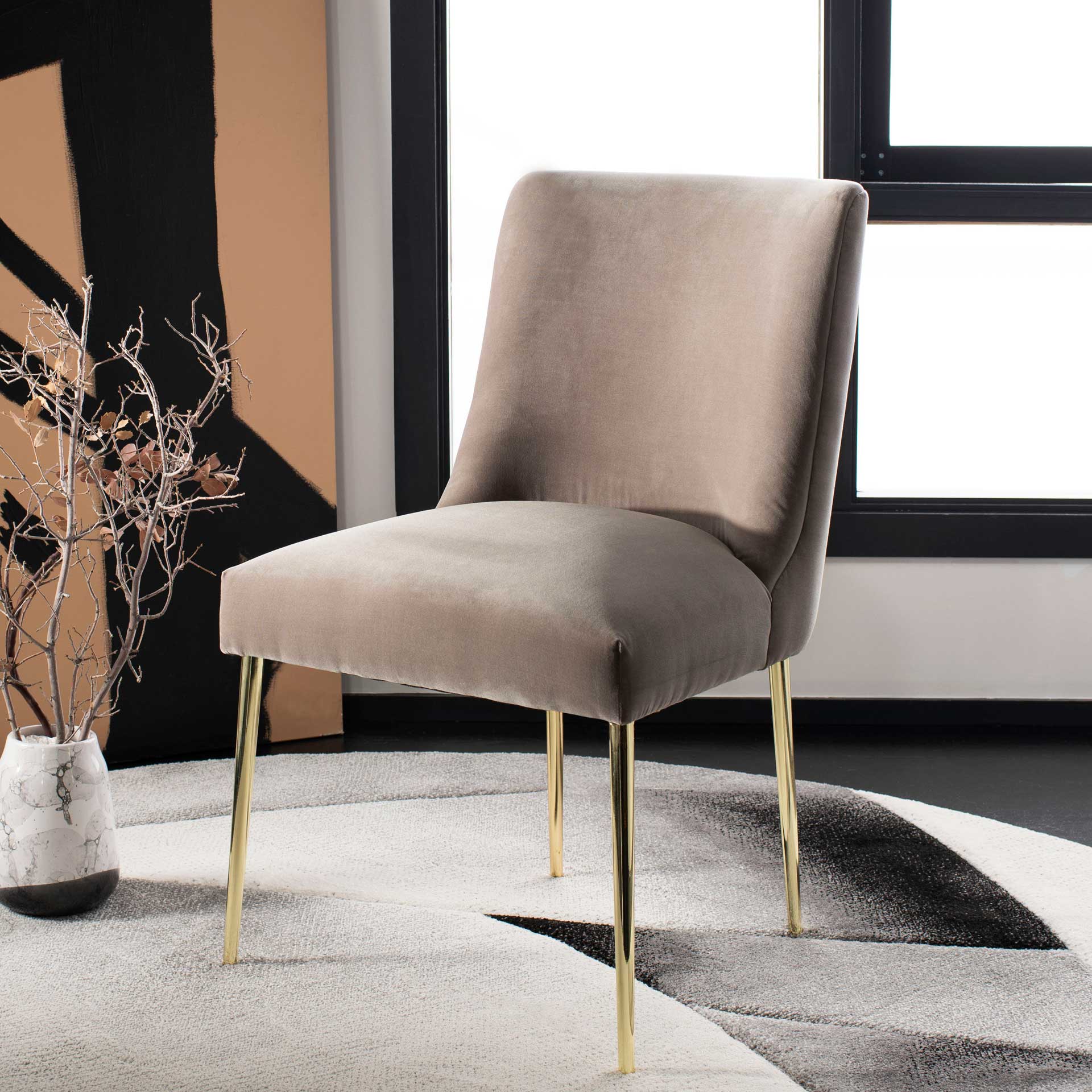 Nova Velvet Dining Chair Mouse Gray - Image 8