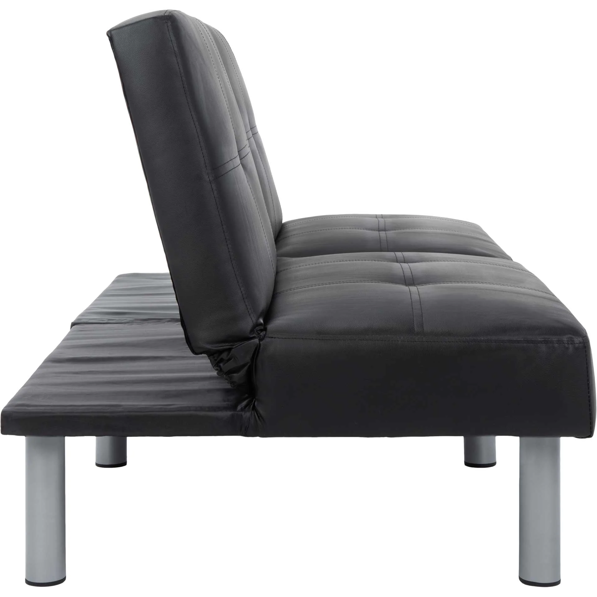 Novile Foldable Futon Bed Black - Image 3