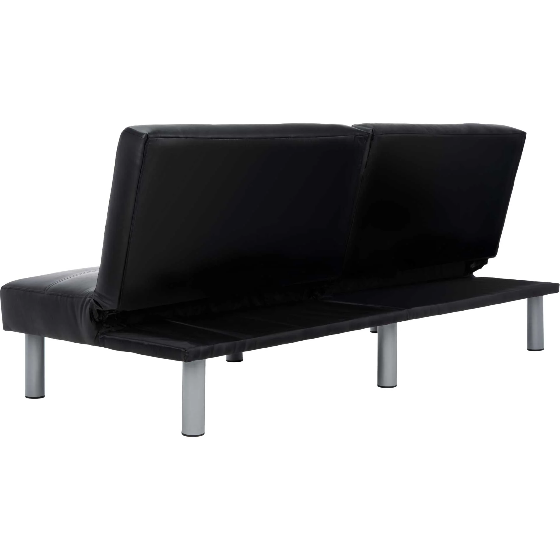 Novile Foldable Futon Bed Black - Image 5