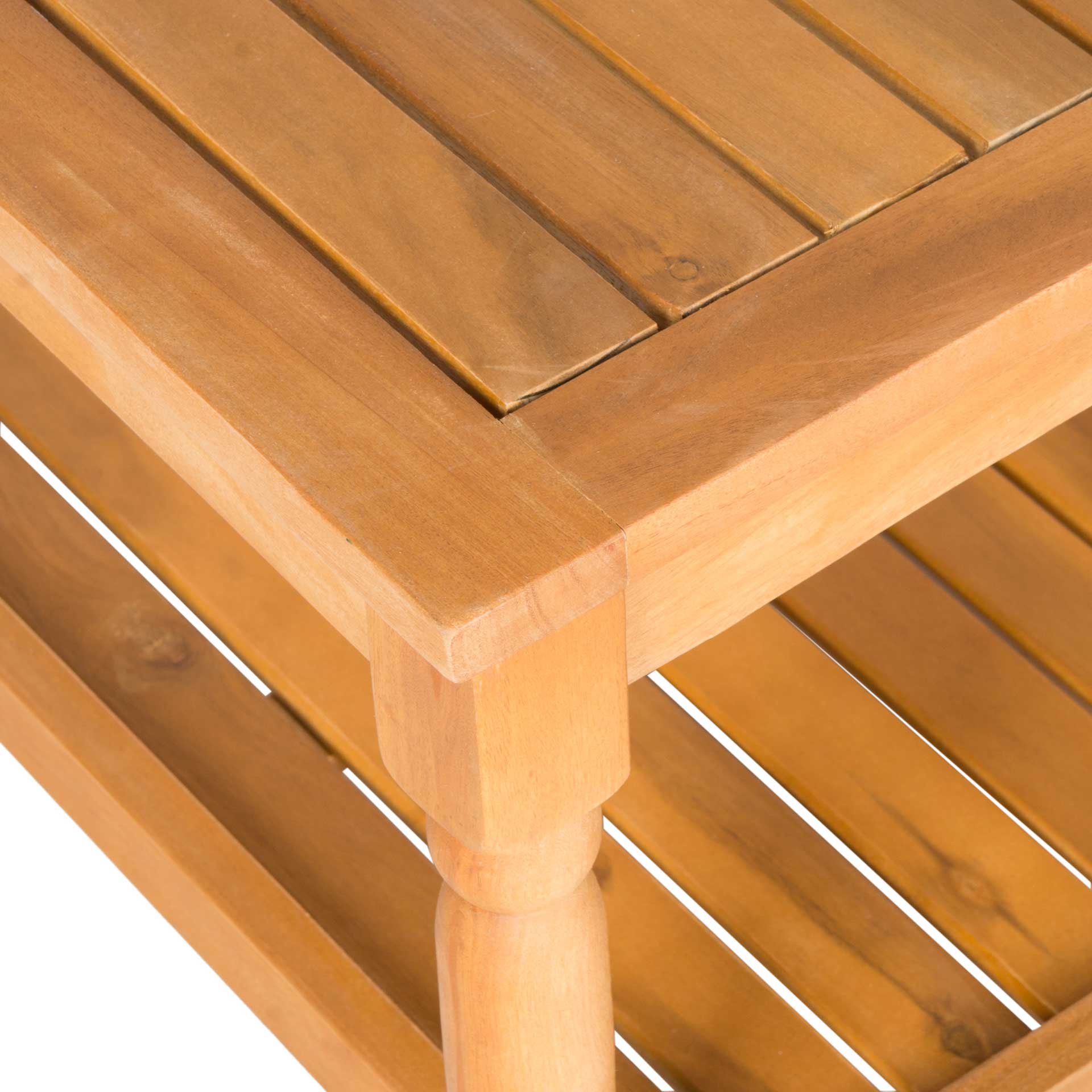 Oaklee Coffee Table Teak Brown - Image 3