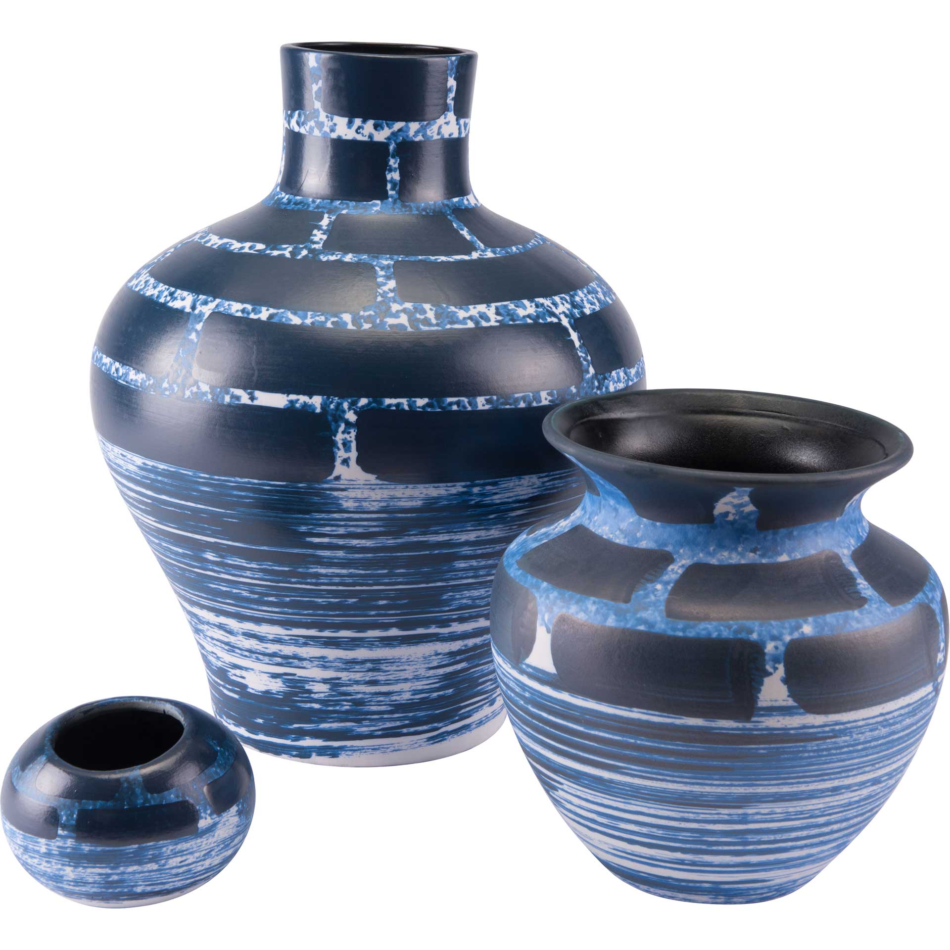 Ocean Vase Blue/White - Image 5