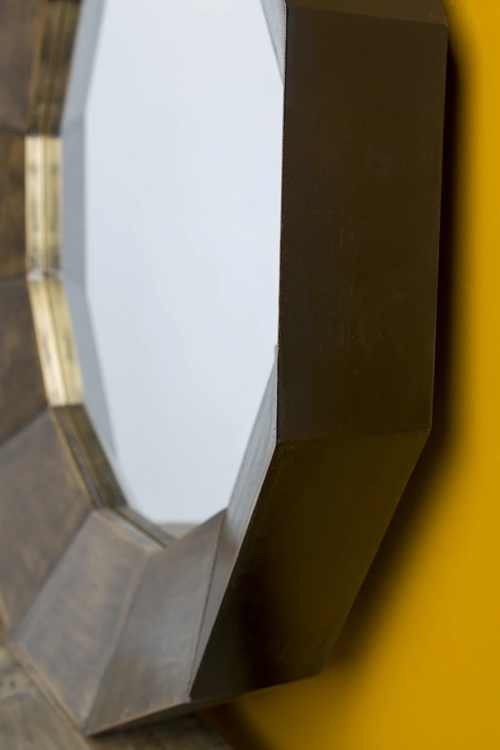 Octagon Bronze 30x30 Wall Mirror - Image 3