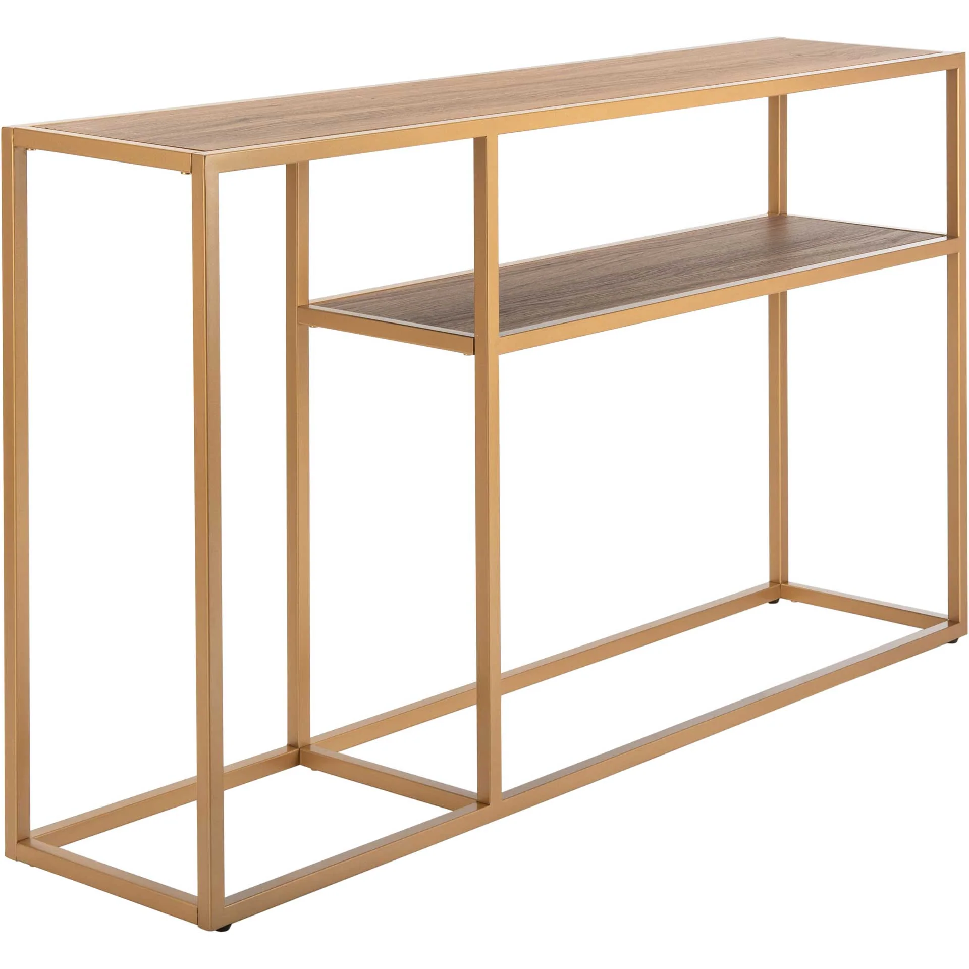 Octavia Console Table Walnut/Gold - Image 2