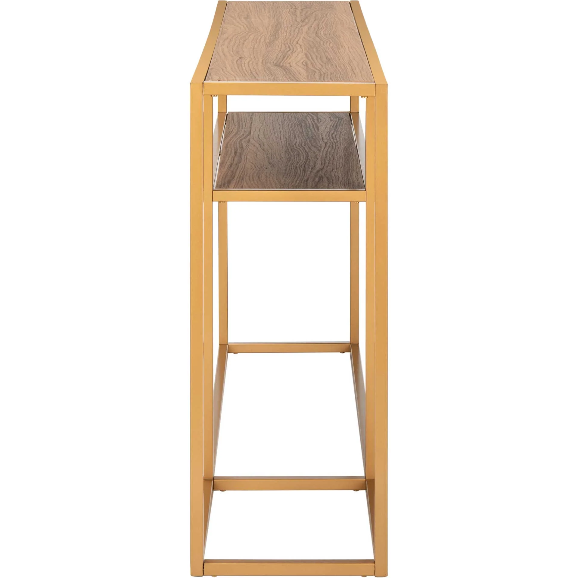 Octavia Console Table Walnut/Gold - Image 3