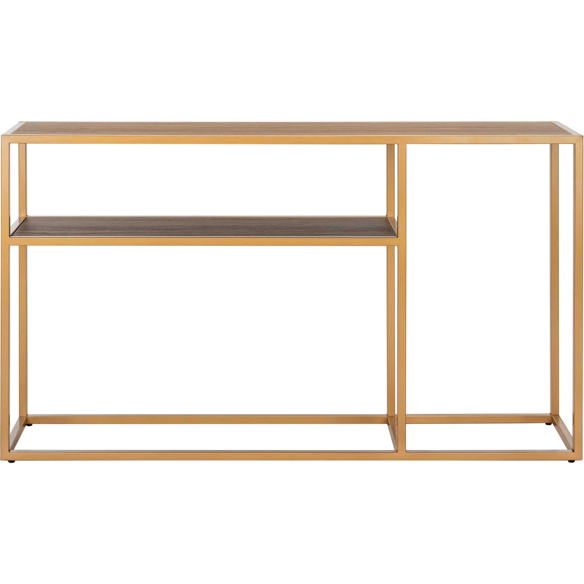 Octavia Console Table Walnut/Gold - Image 4