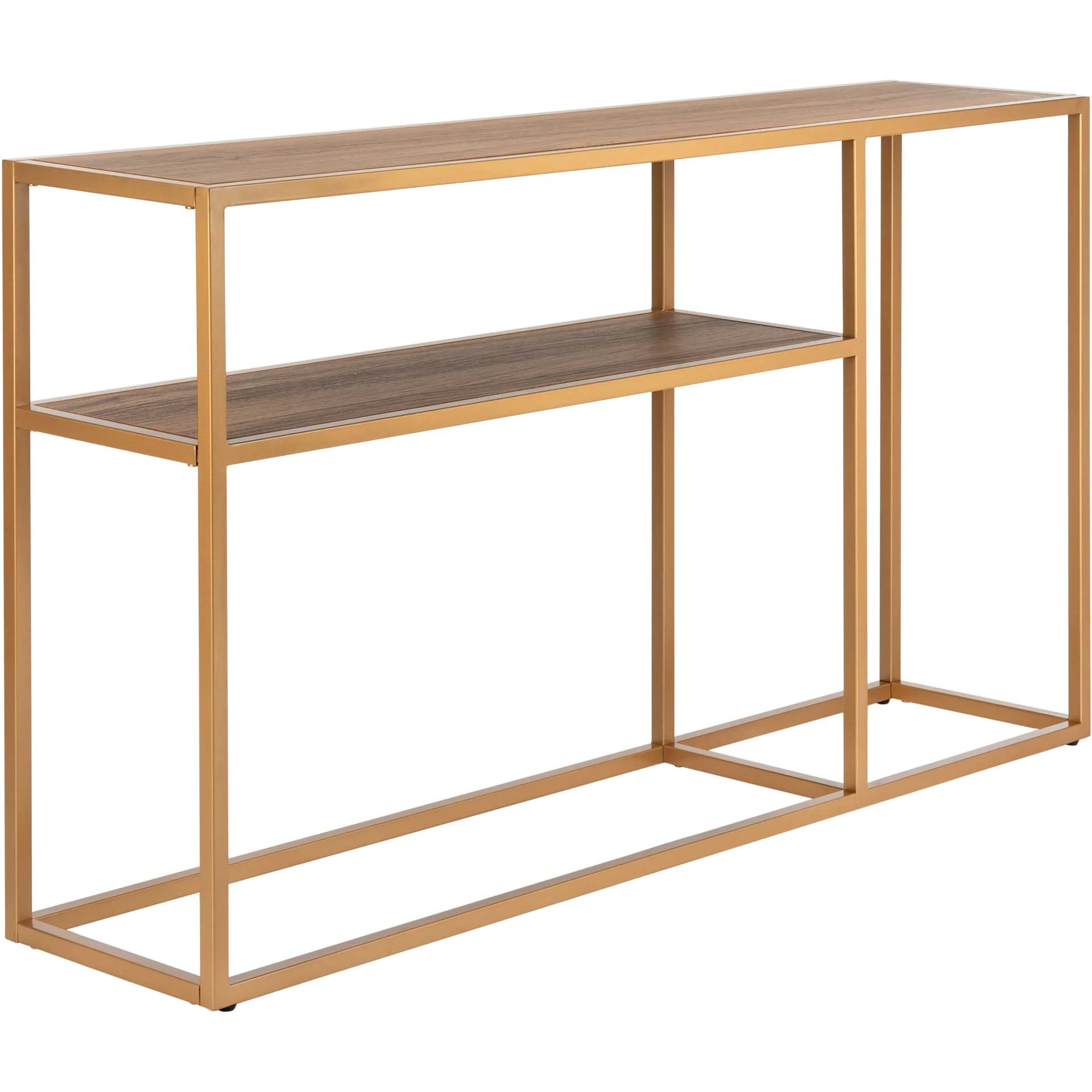 Octavia Console Table Walnut/Gold - Image 5