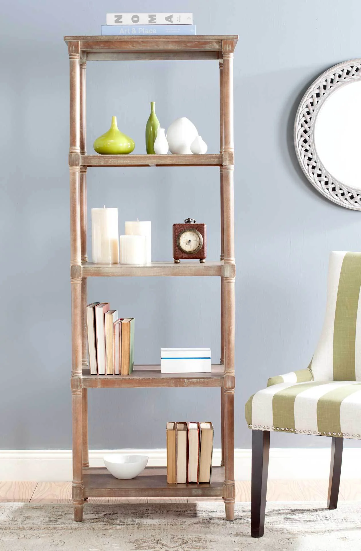 Odelia 5 Tier Bookcase - Image 4