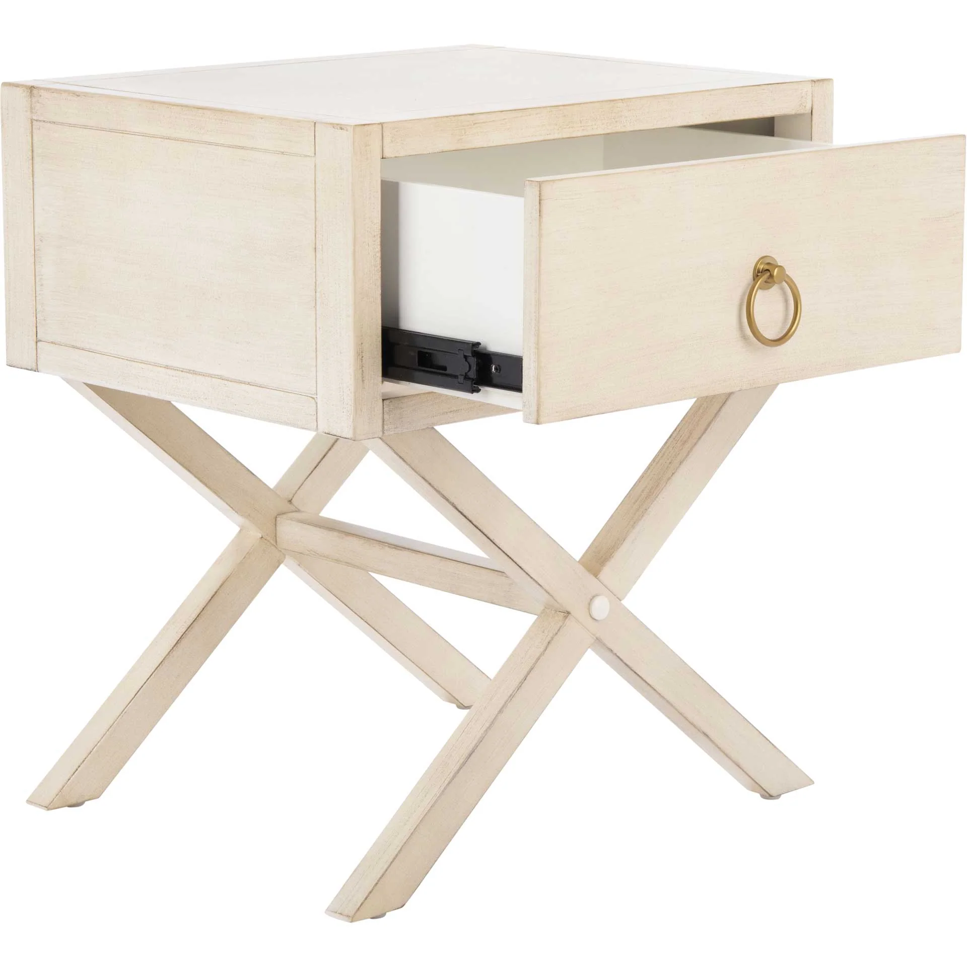 Odessa 1 Drawer Nightstand Antique White - Image 2