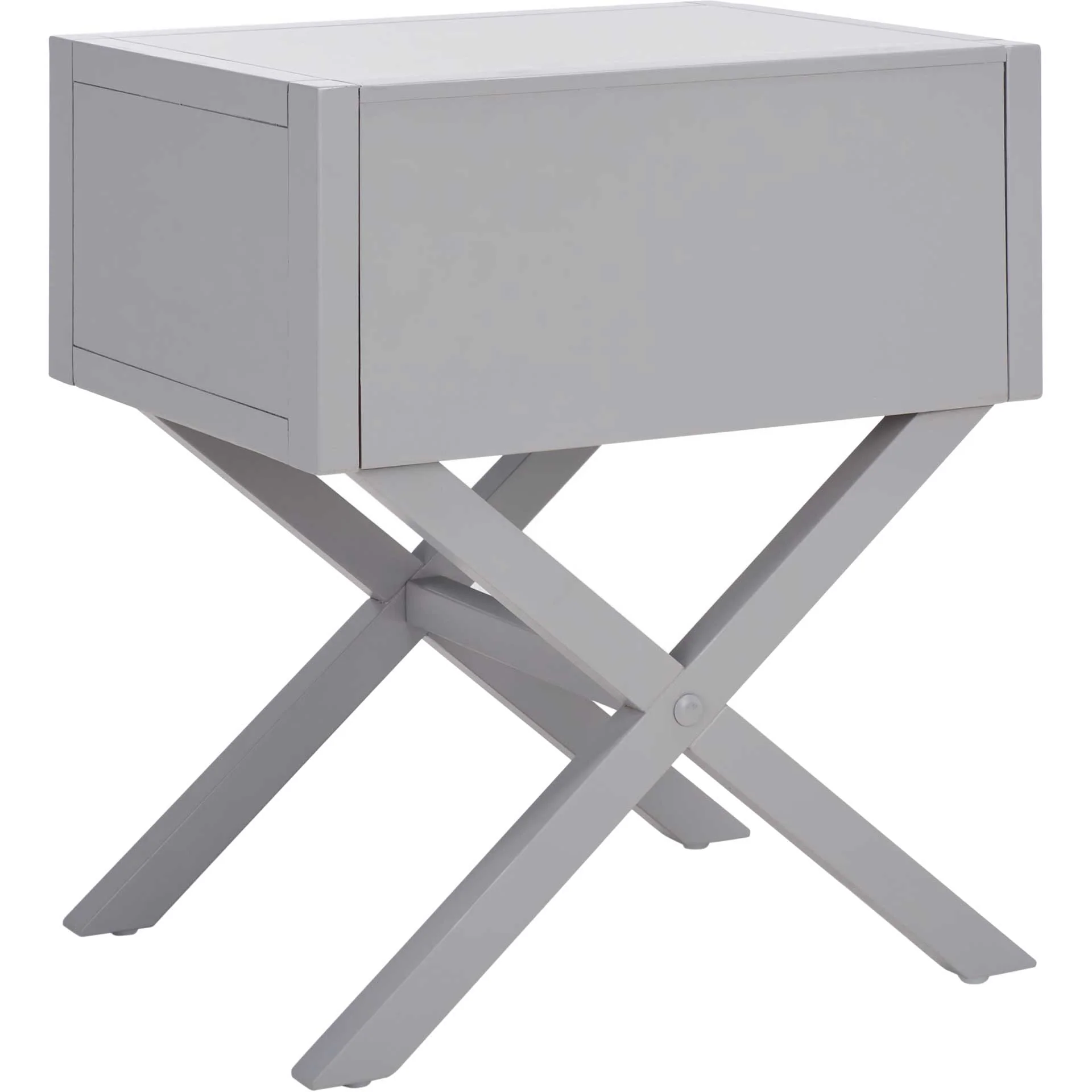 Odessa 1 Drawer Nightstand Gray - Image 5