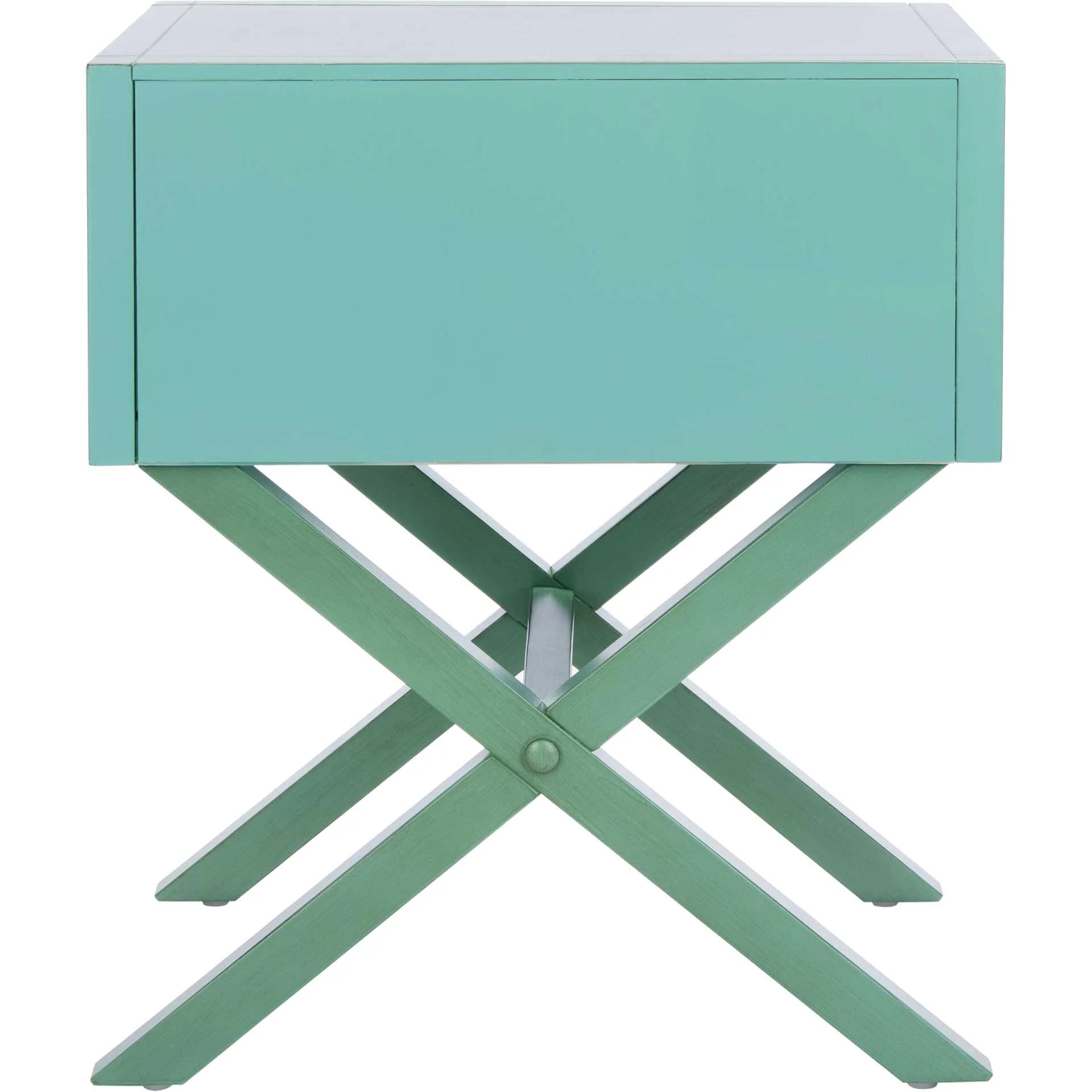 Odessa 1 Drawer Nightstand Turquoise - Image 4