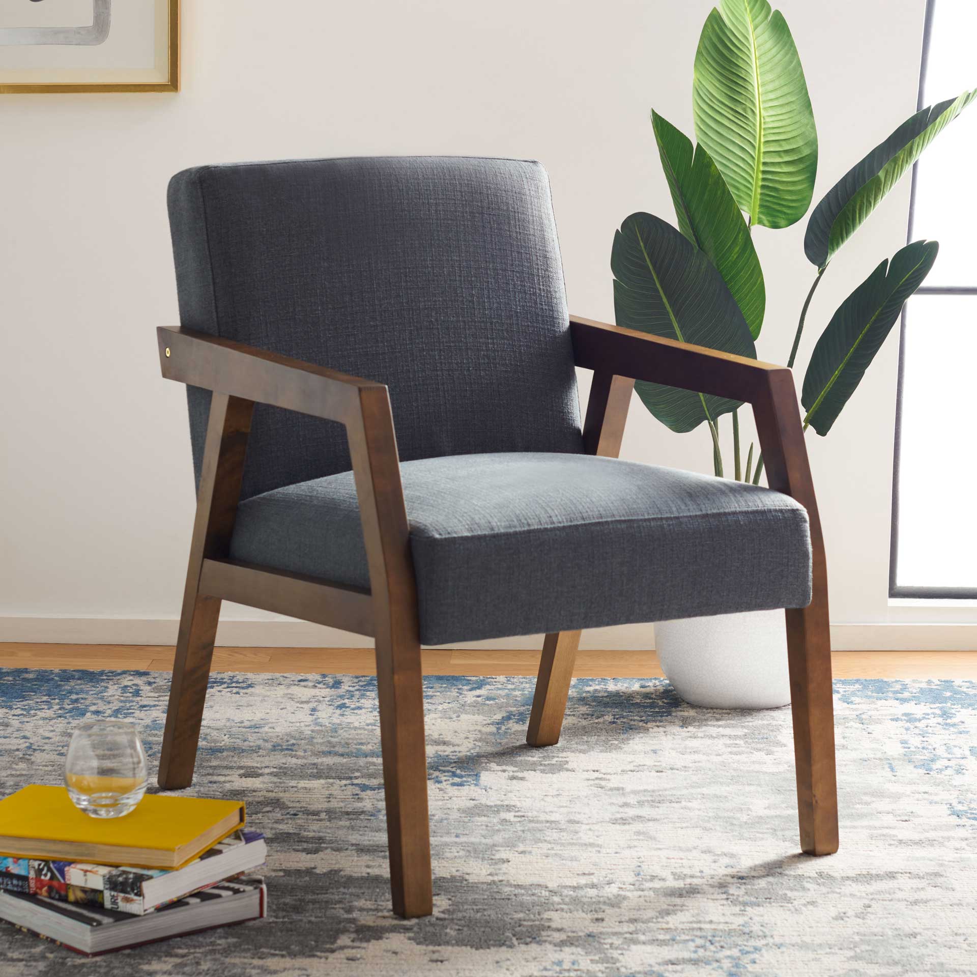 Olaf Arm Chair Dark Gray - Image 4