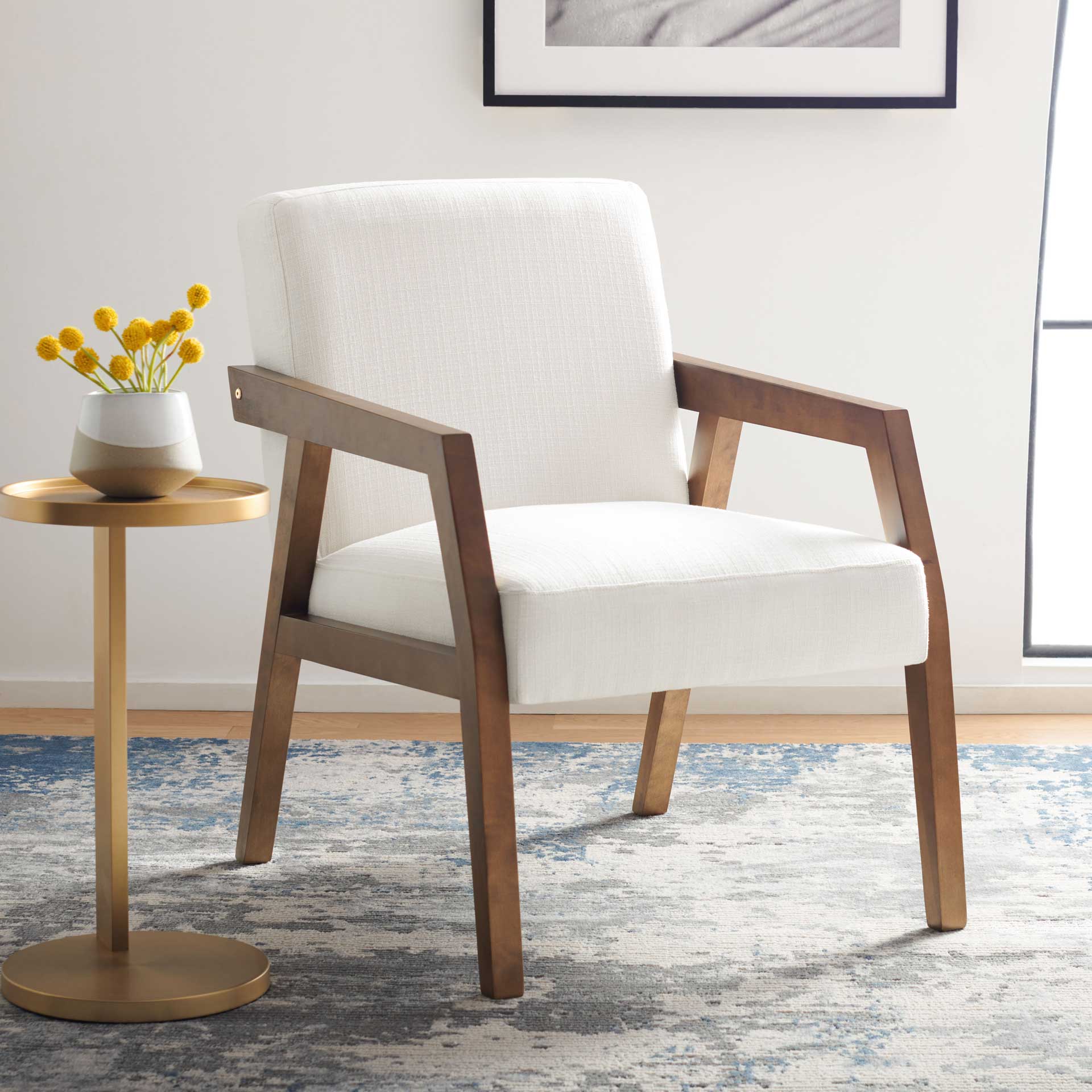 Olaf Arm Chair White - Image 4