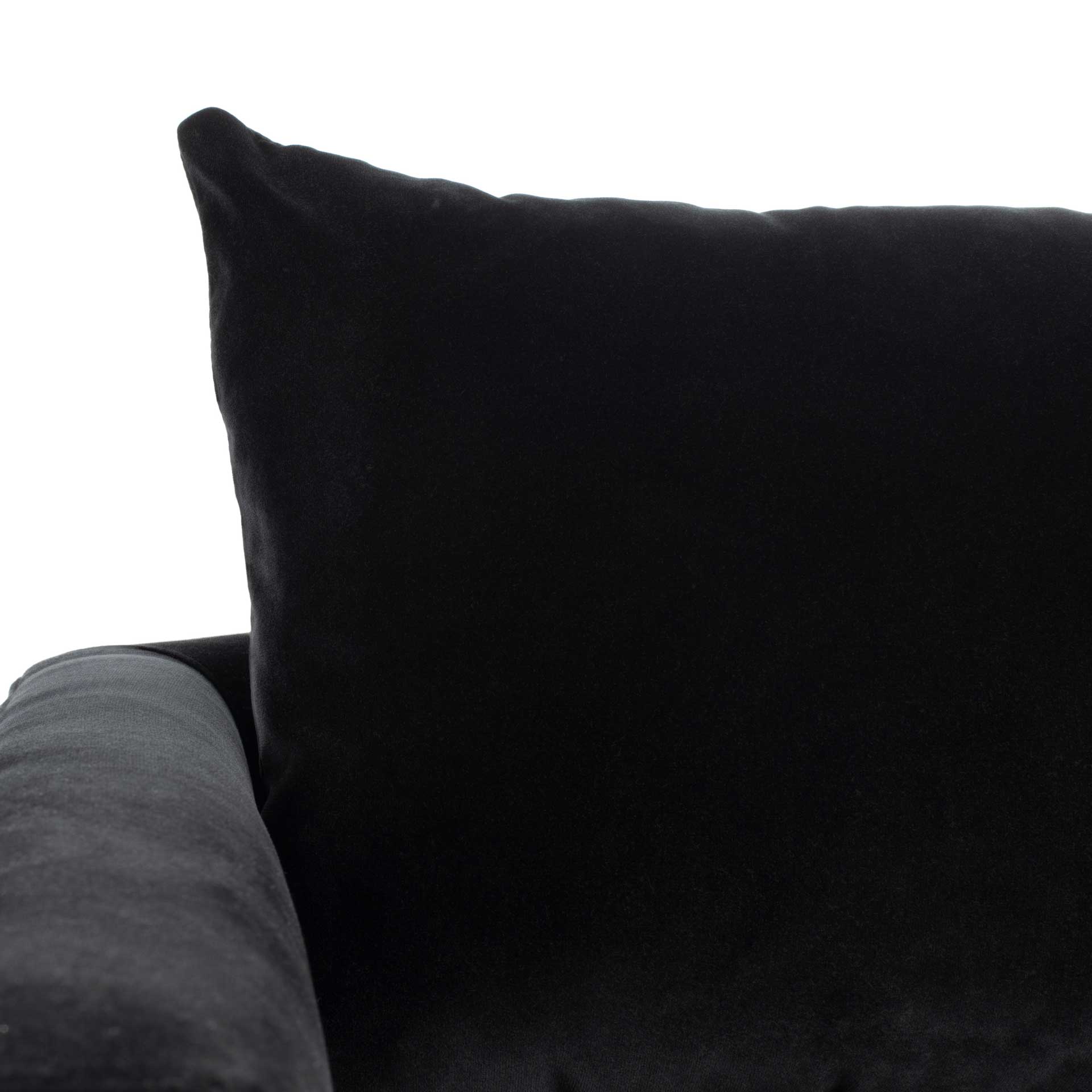 Olea Velvet Club Chair Black - Image 7